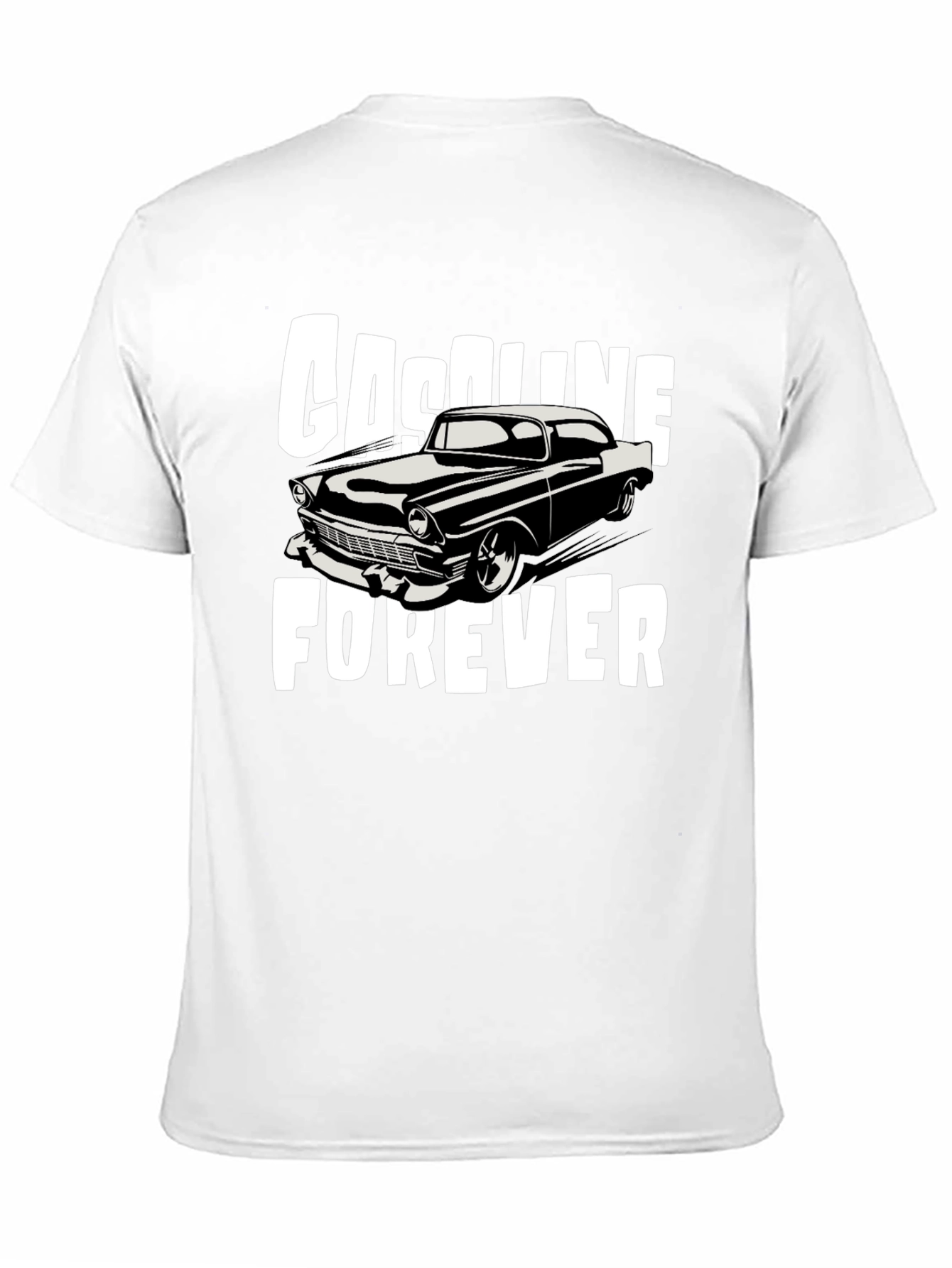 Gasoline Forever Classic Car Graphic T-Shirt