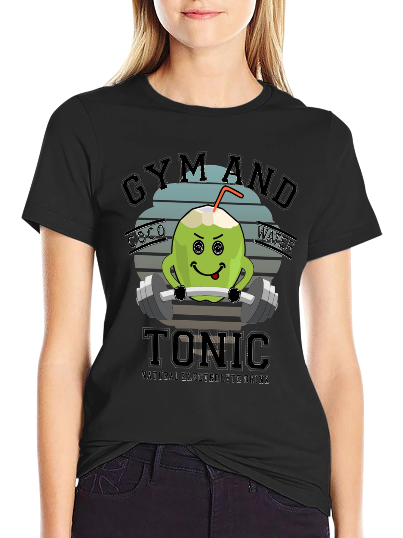 Gym and Coco Water Tonic Tee