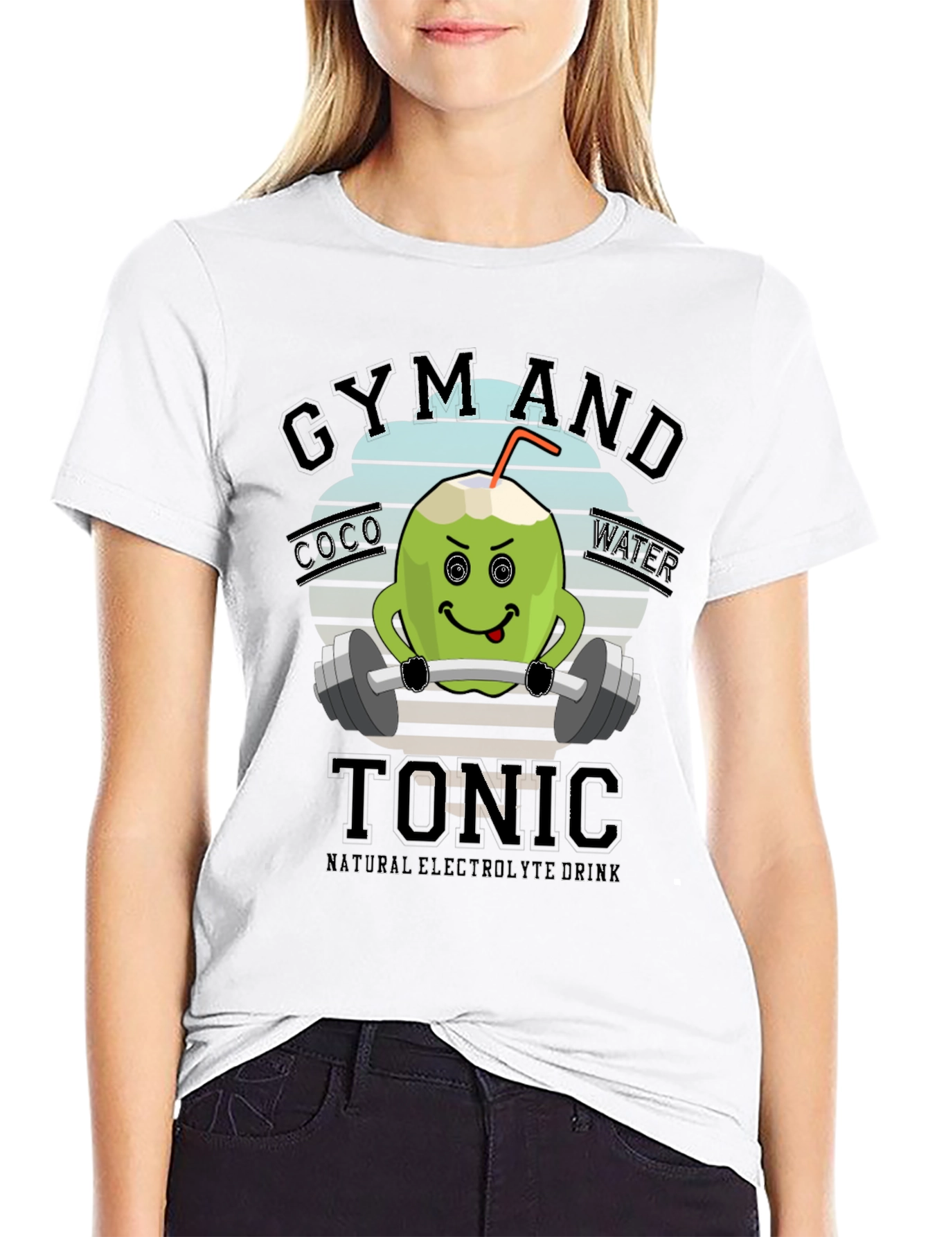 Gym and Coco Water Tonic Tee