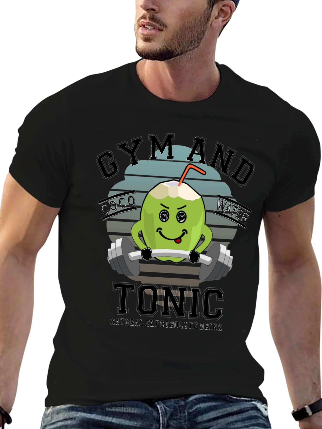 Gym and Coco Water Tonic Tee
