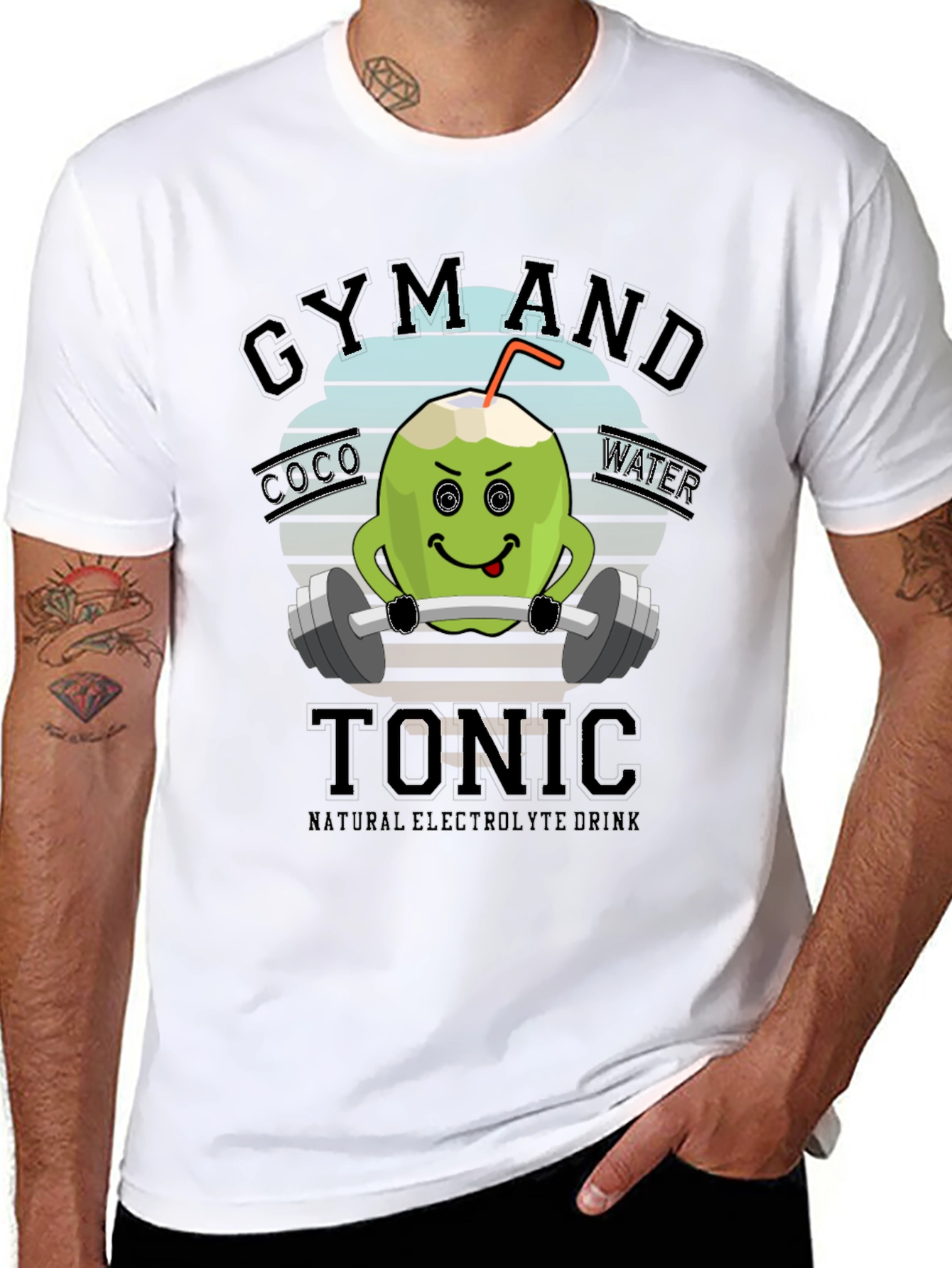 Gym and Coco Water Tonic Tee