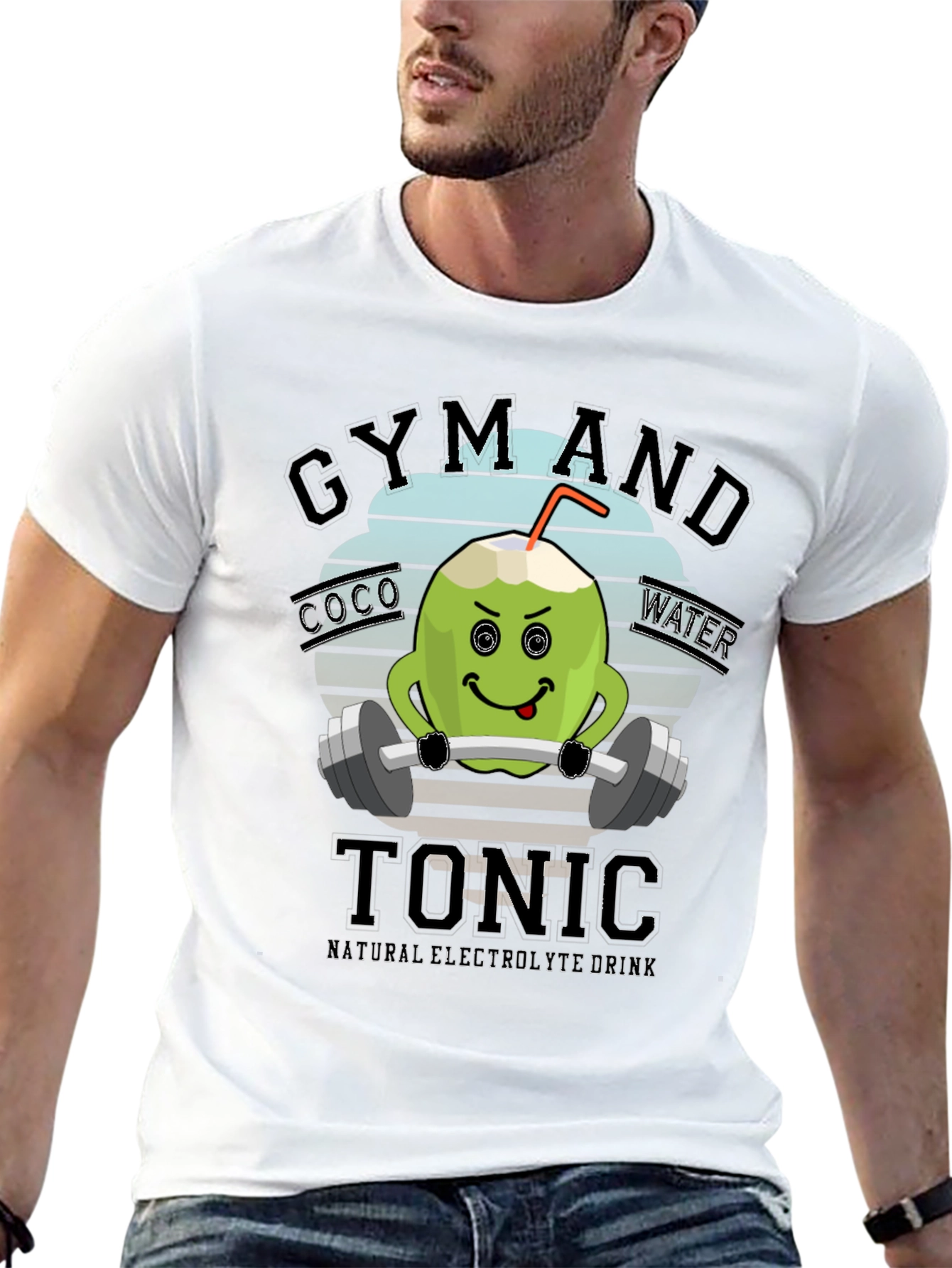 Gym and Coco Water Tonic Tee