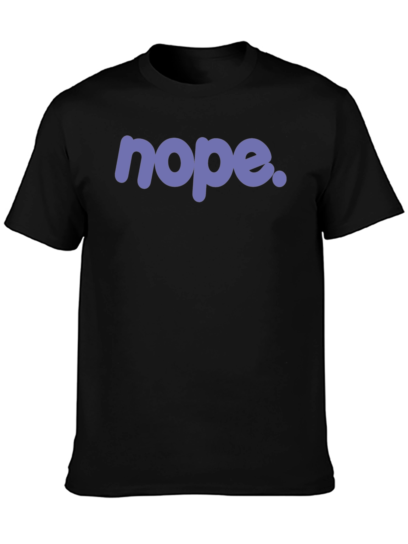 Nope. Graphic Print T-Shirt - Casual Style