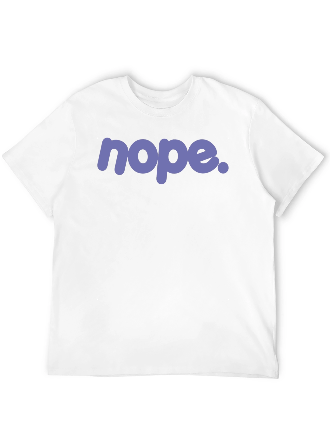 Nope. Graphic Print T-Shirt - Casual Style