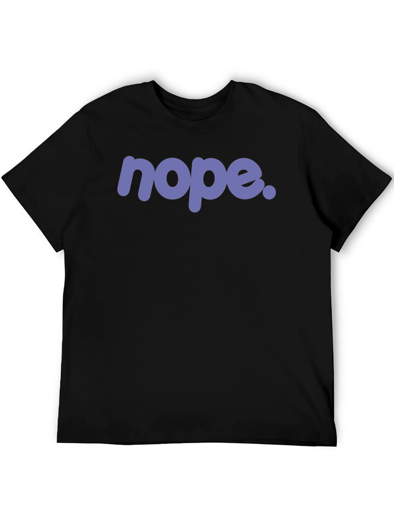Nope. Graphic Print T-Shirt - Casual Style