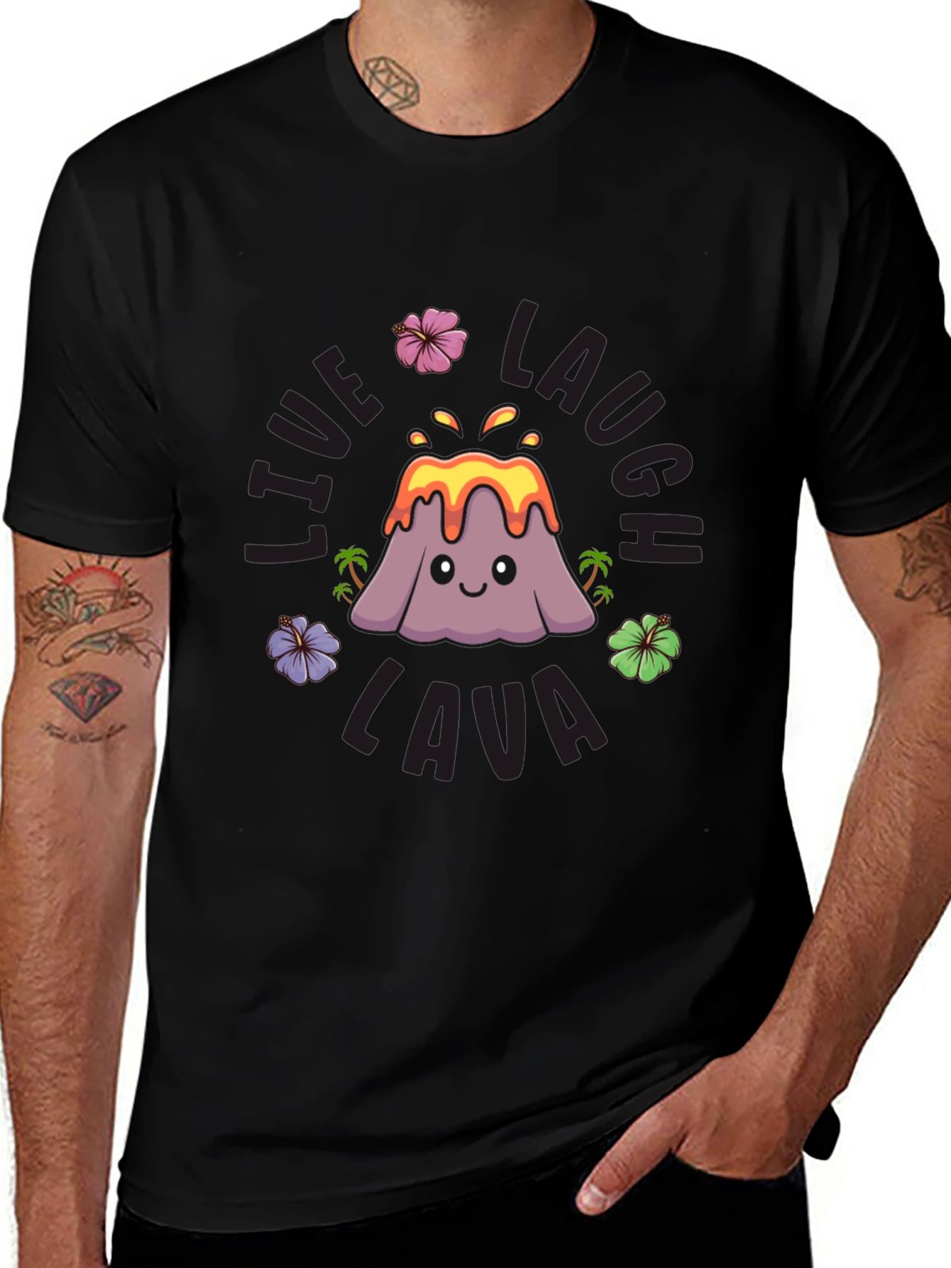 Live Laugh Lava Graphic T-Shirt