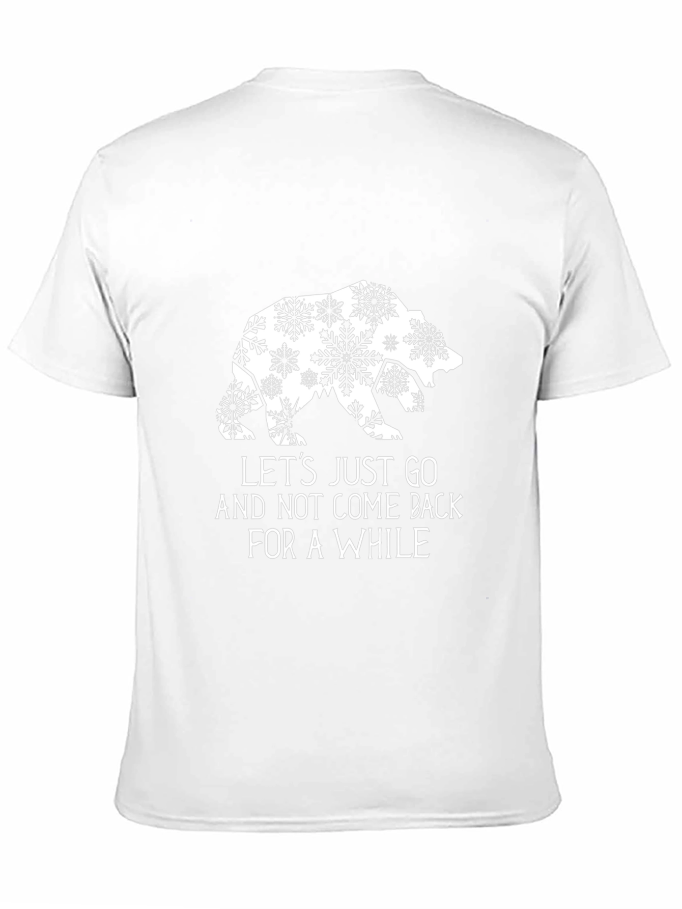 Bear Snowflake Graphic Tee - Lets Just Go