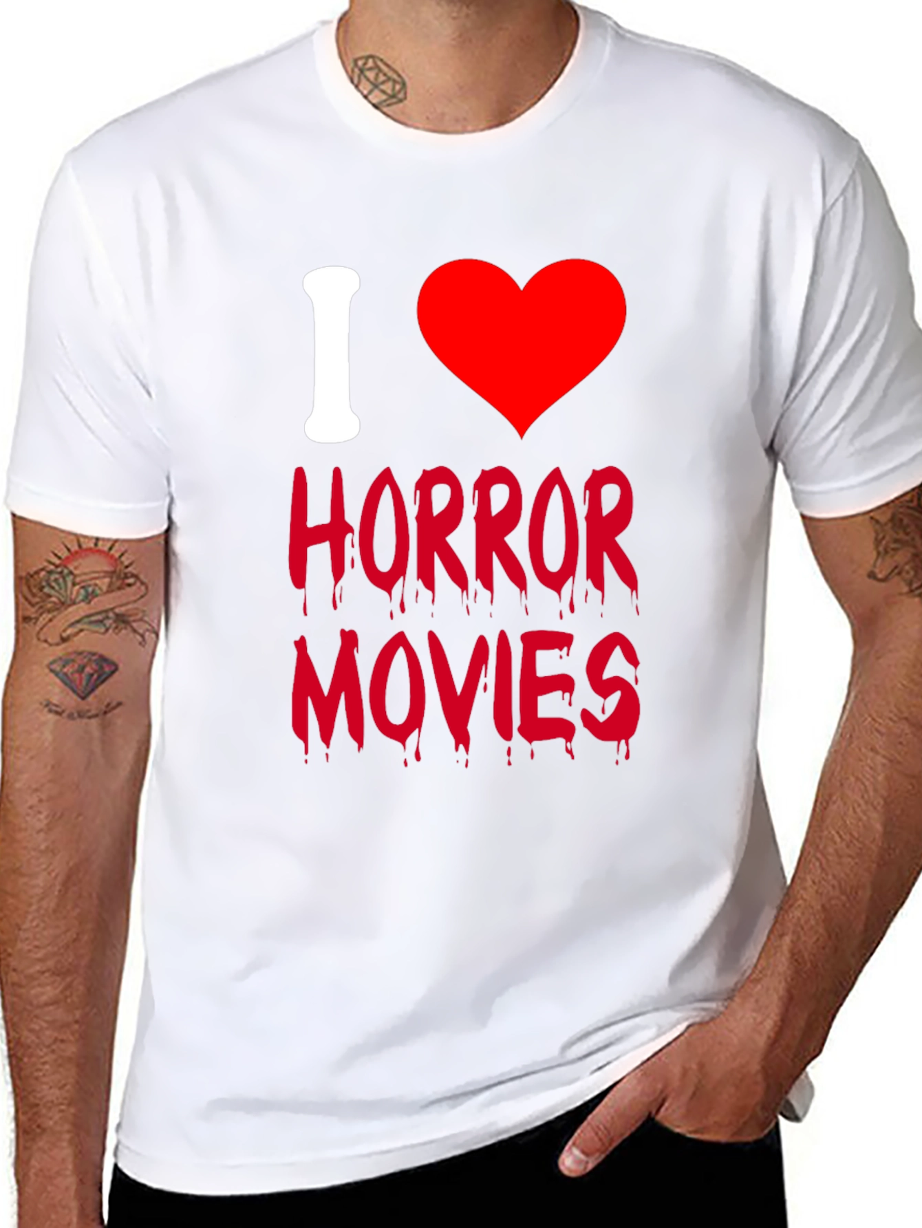 I Heart Horror Movies Graphic T-Shirt