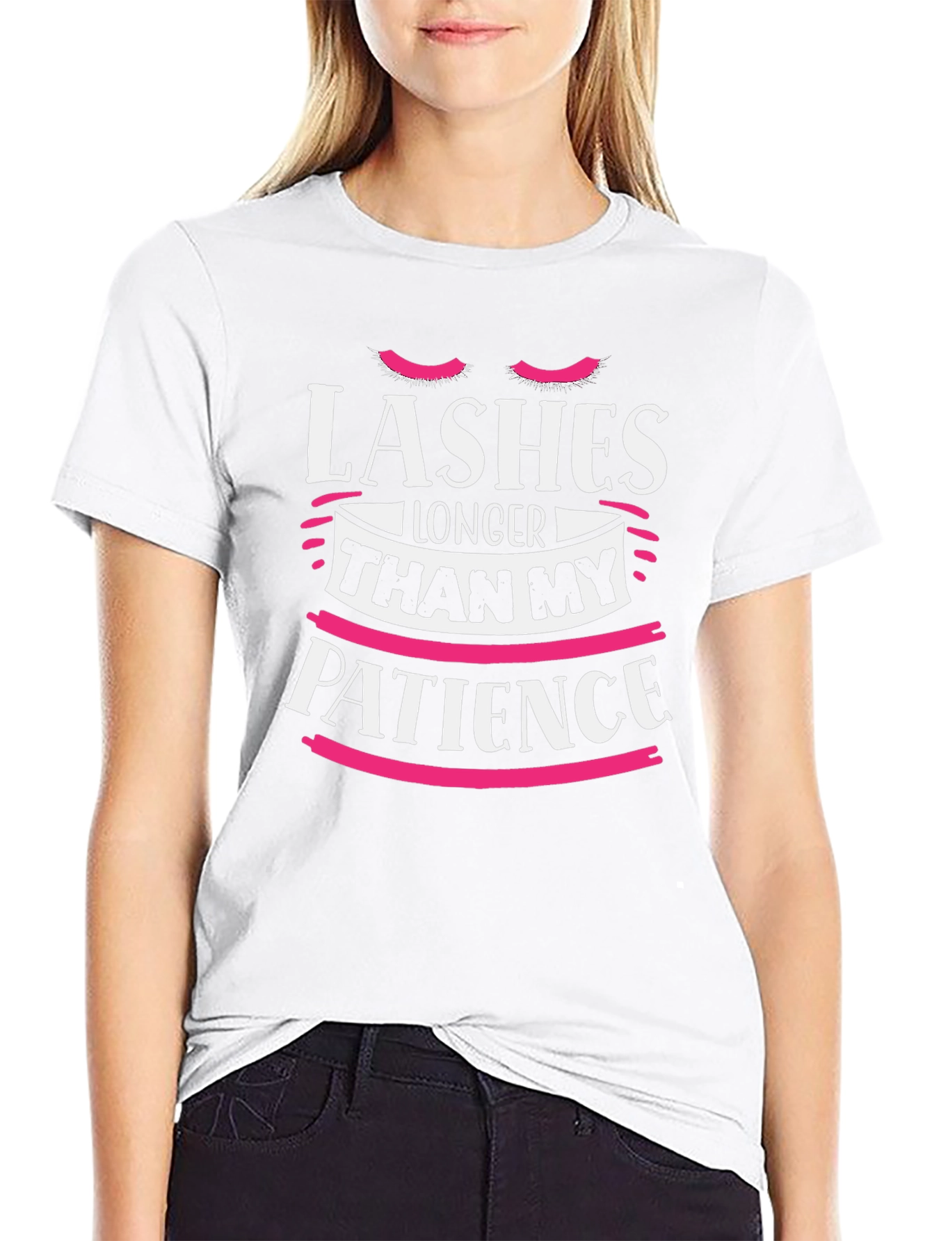 Lashes Longer Than My Patience Graphic Tee