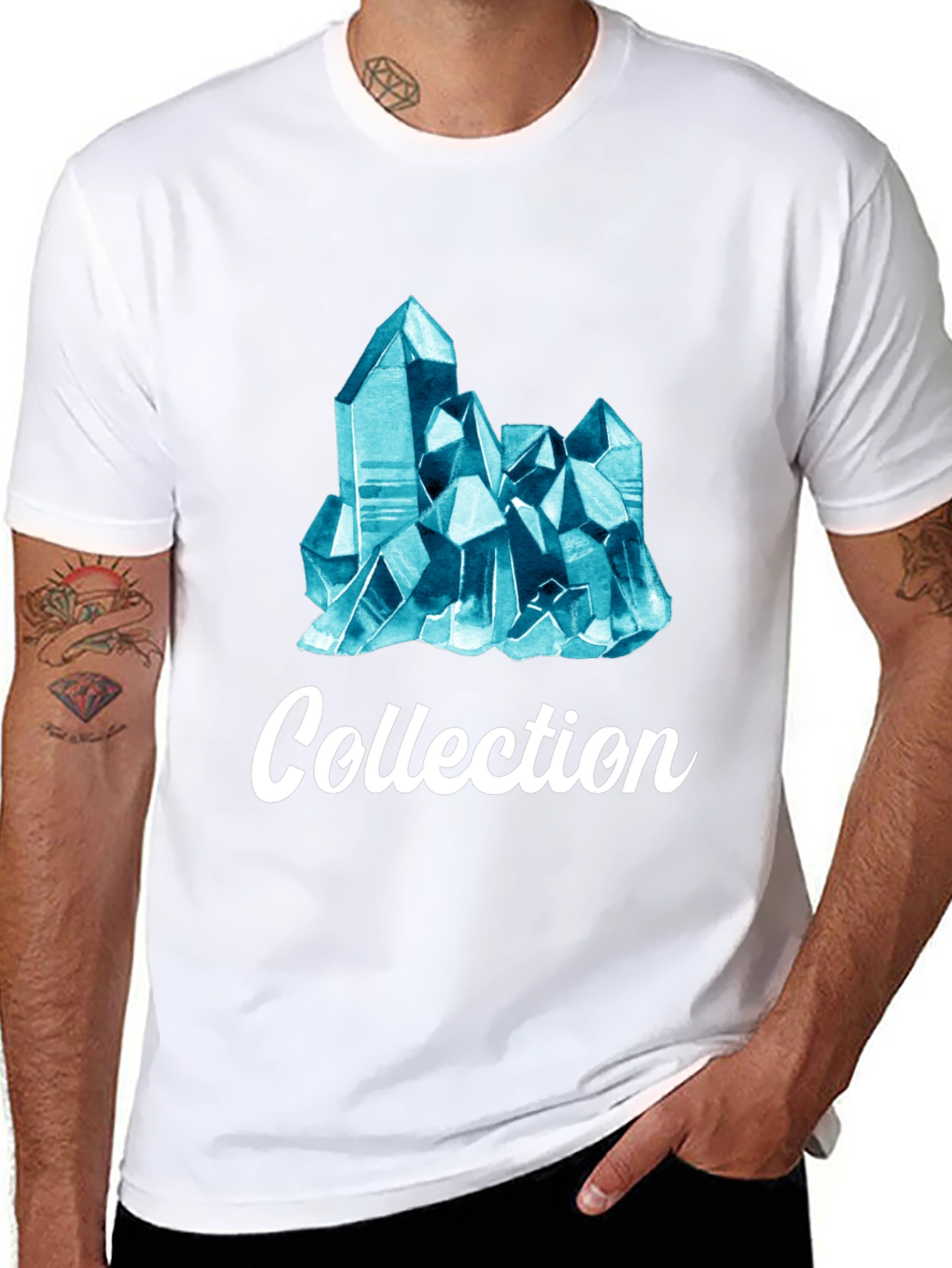 Crystals Collection Graphic T-Shirt