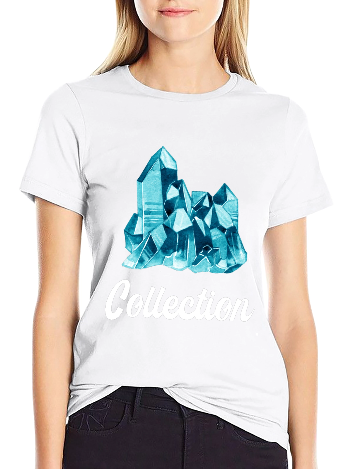 Crystals Collection Graphic T-Shirt