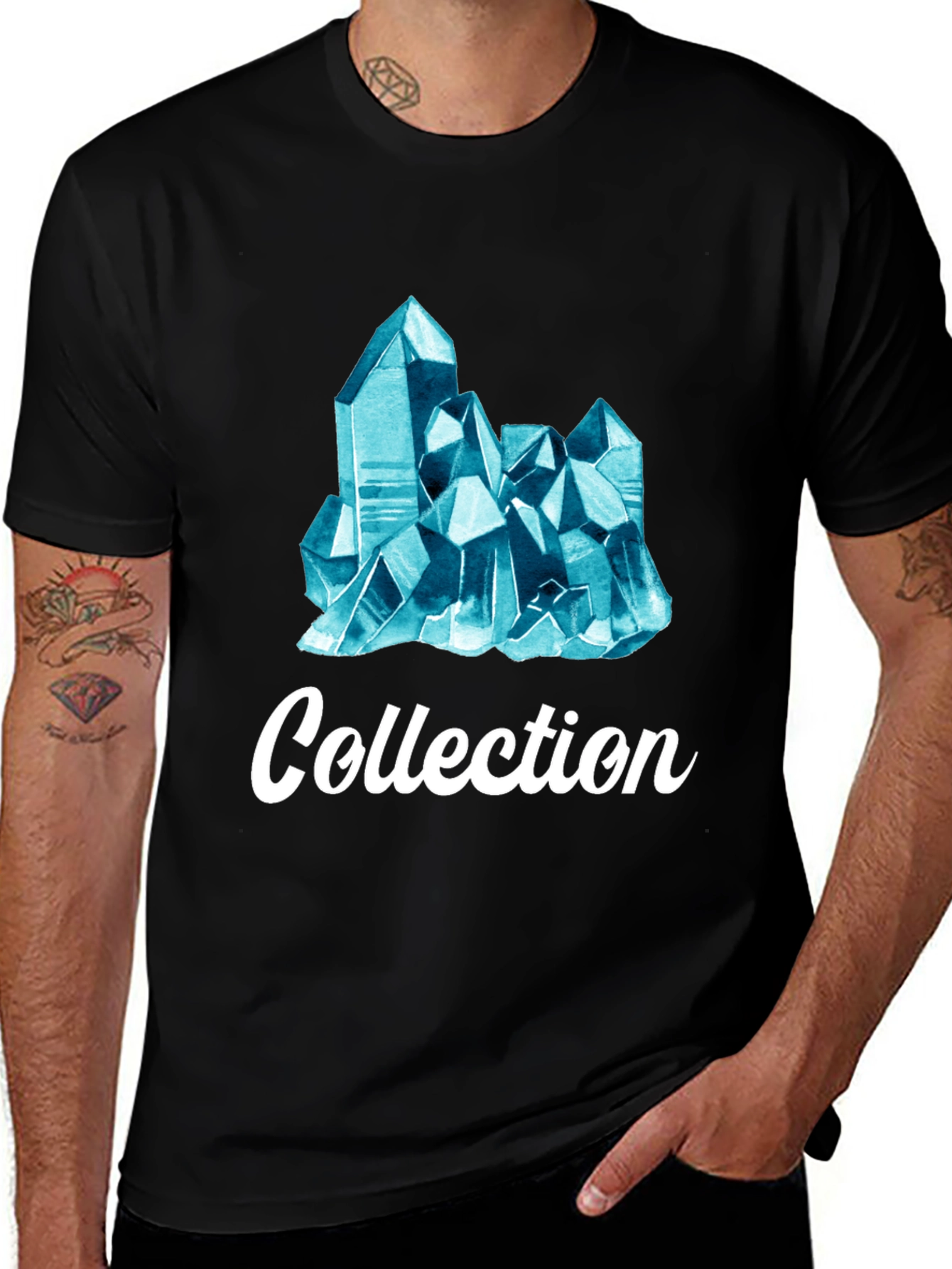 Crystals Collection Graphic T-Shirt