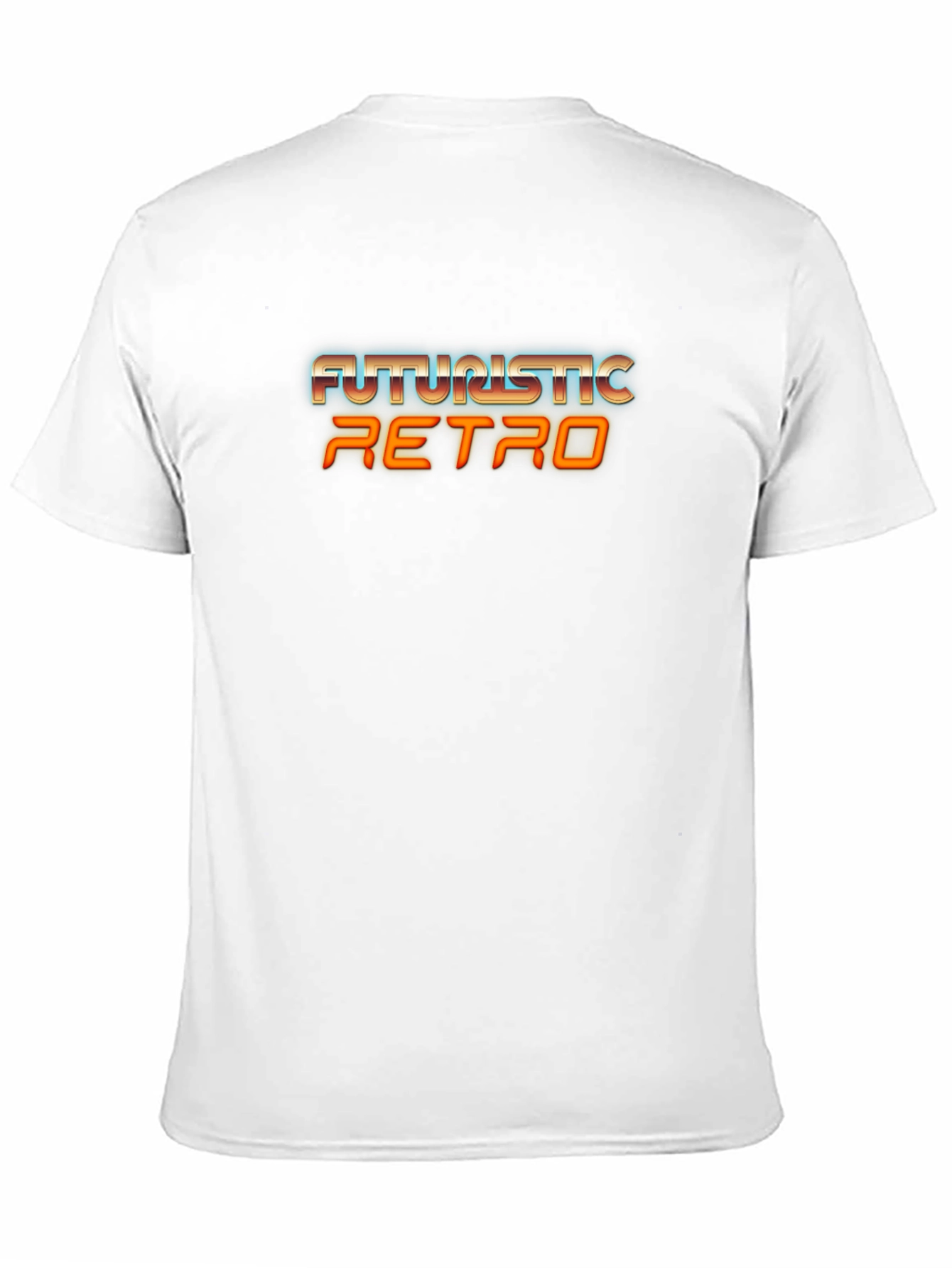 Futuristic Retro Graphic Tee - Black T-Shirt