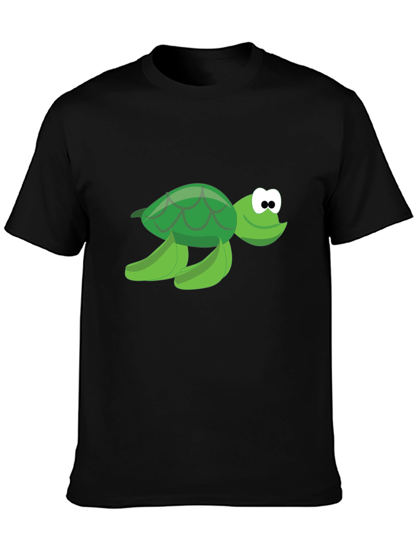 Cartoon Turtle Graphic Tee - Unisex