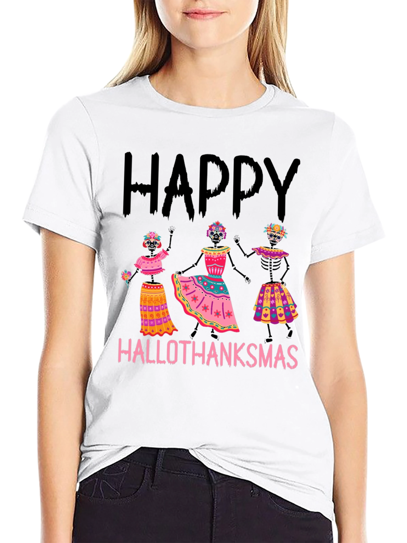 Hallothanksmas Skeleton T-Shirt