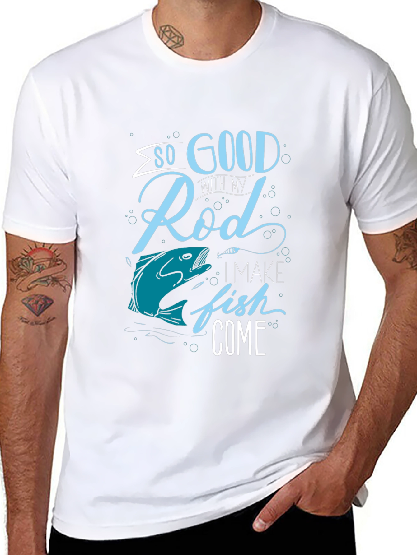 Funny Fishing T-Shirt: So Good With My Rod