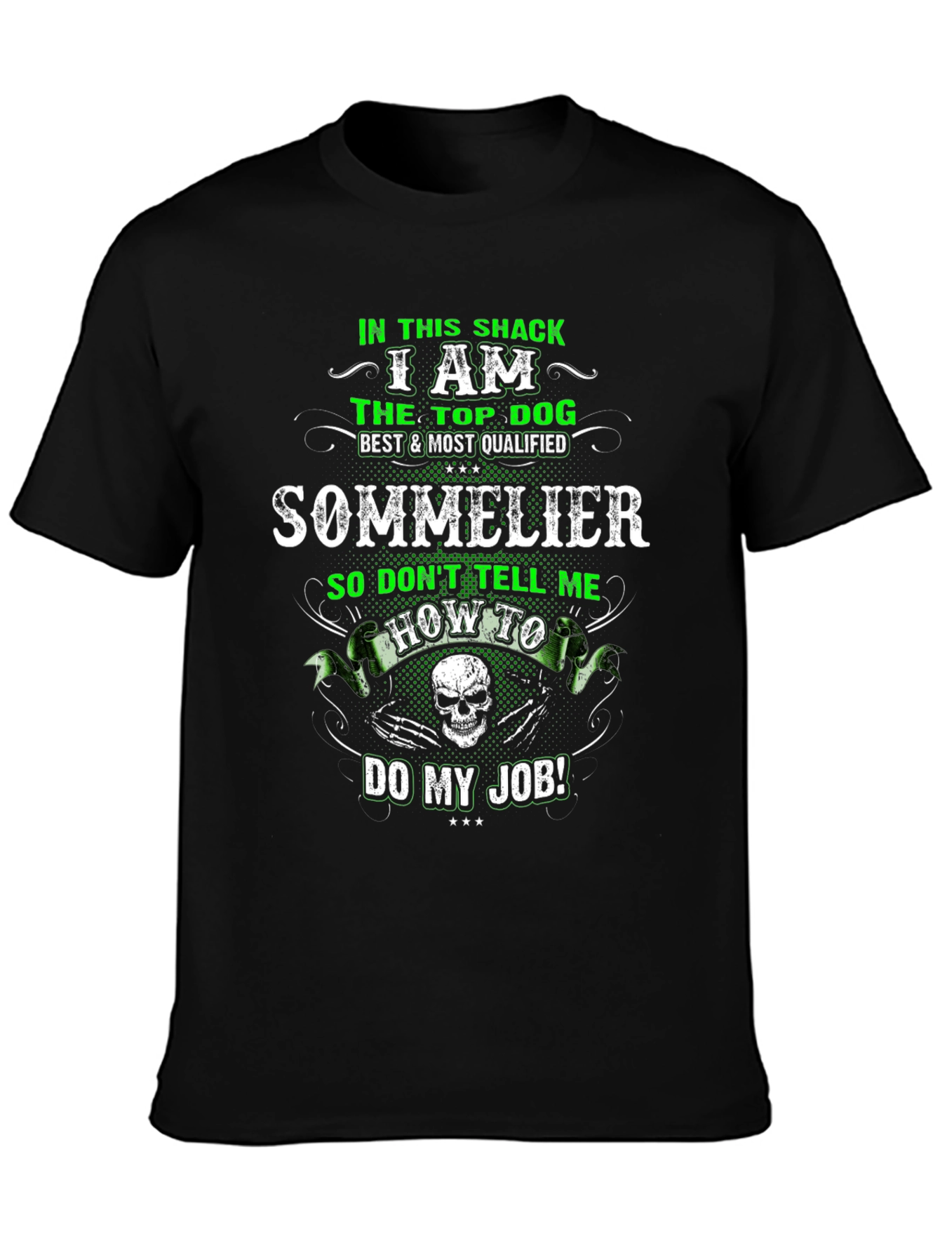 Sommelier Top Dog Graphic T-Shirt