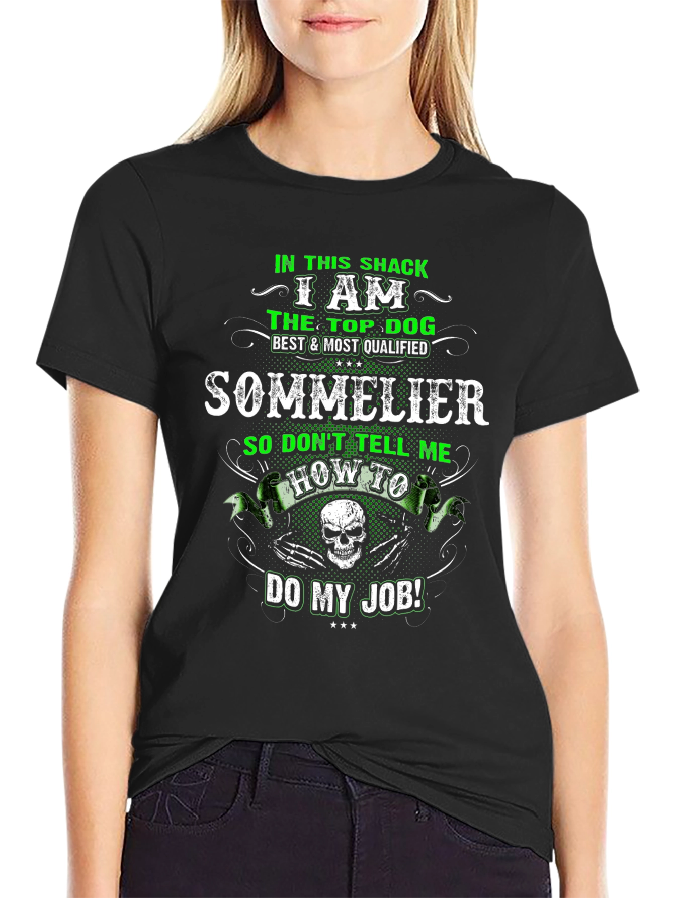 Sommelier Top Dog Graphic T-Shirt