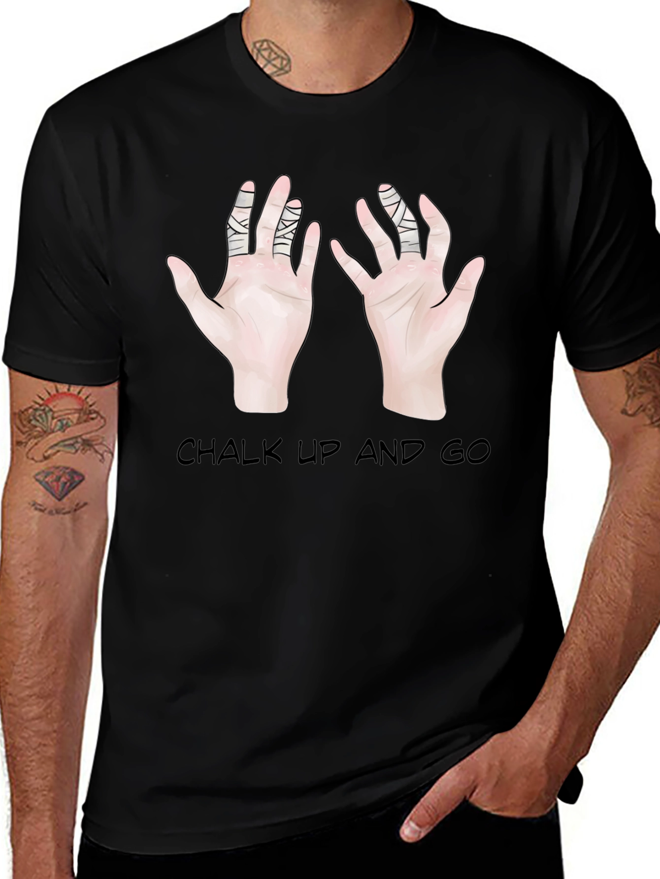 Chalk Up And Go Climbing T-Shirt