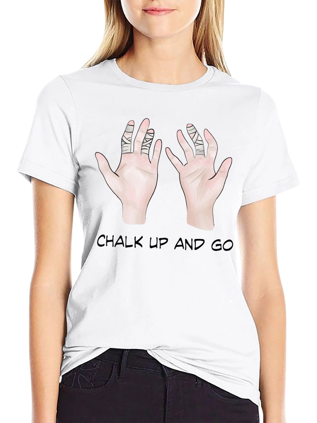 Chalk Up And Go Climbing T-Shirt