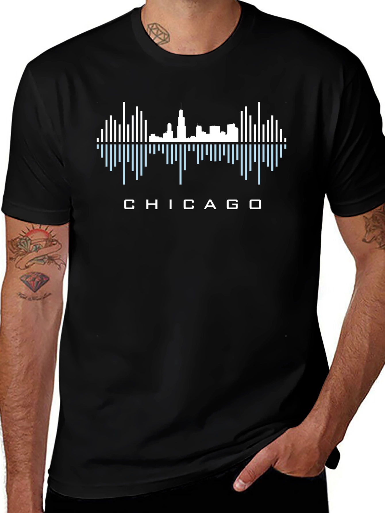 Chicago Skyline Graphic T-Shirt