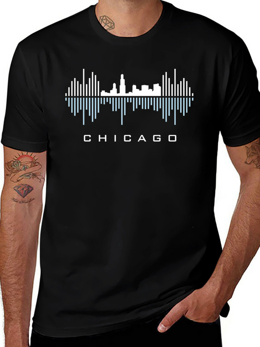 Chicago Skyline Graphic T-Shirt