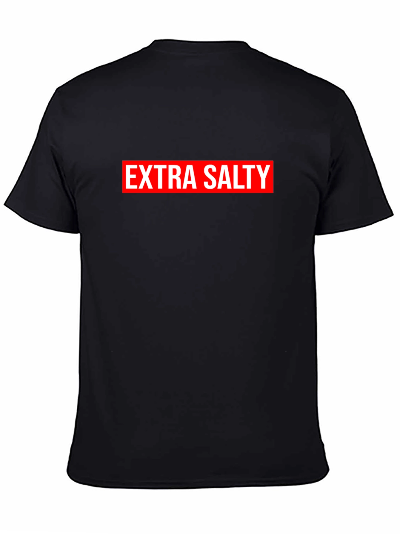 Extra Salty Graphic Tee - Black Casual T-Shirt