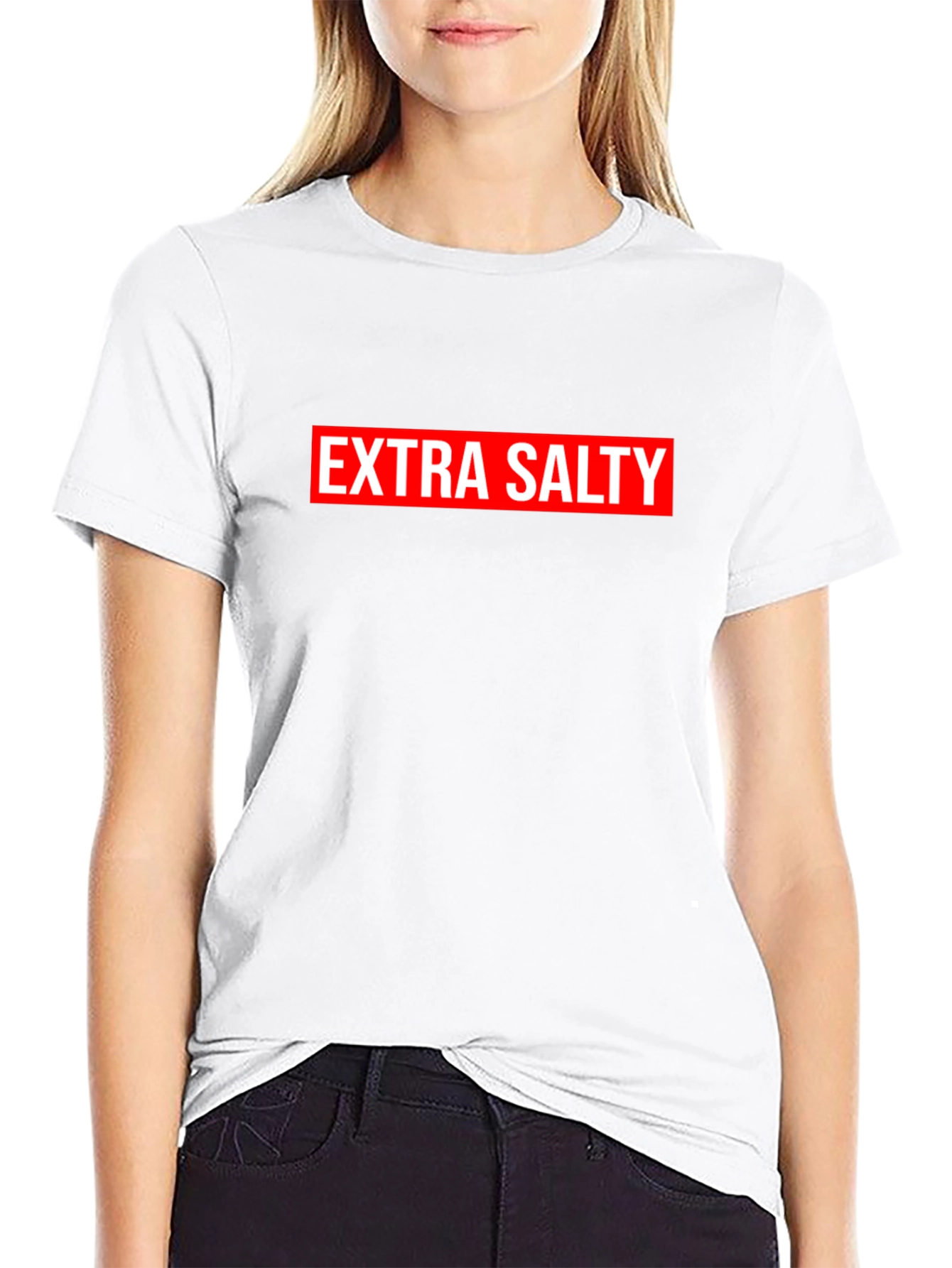 Extra Salty Graphic Tee - Black Casual T-Shirt