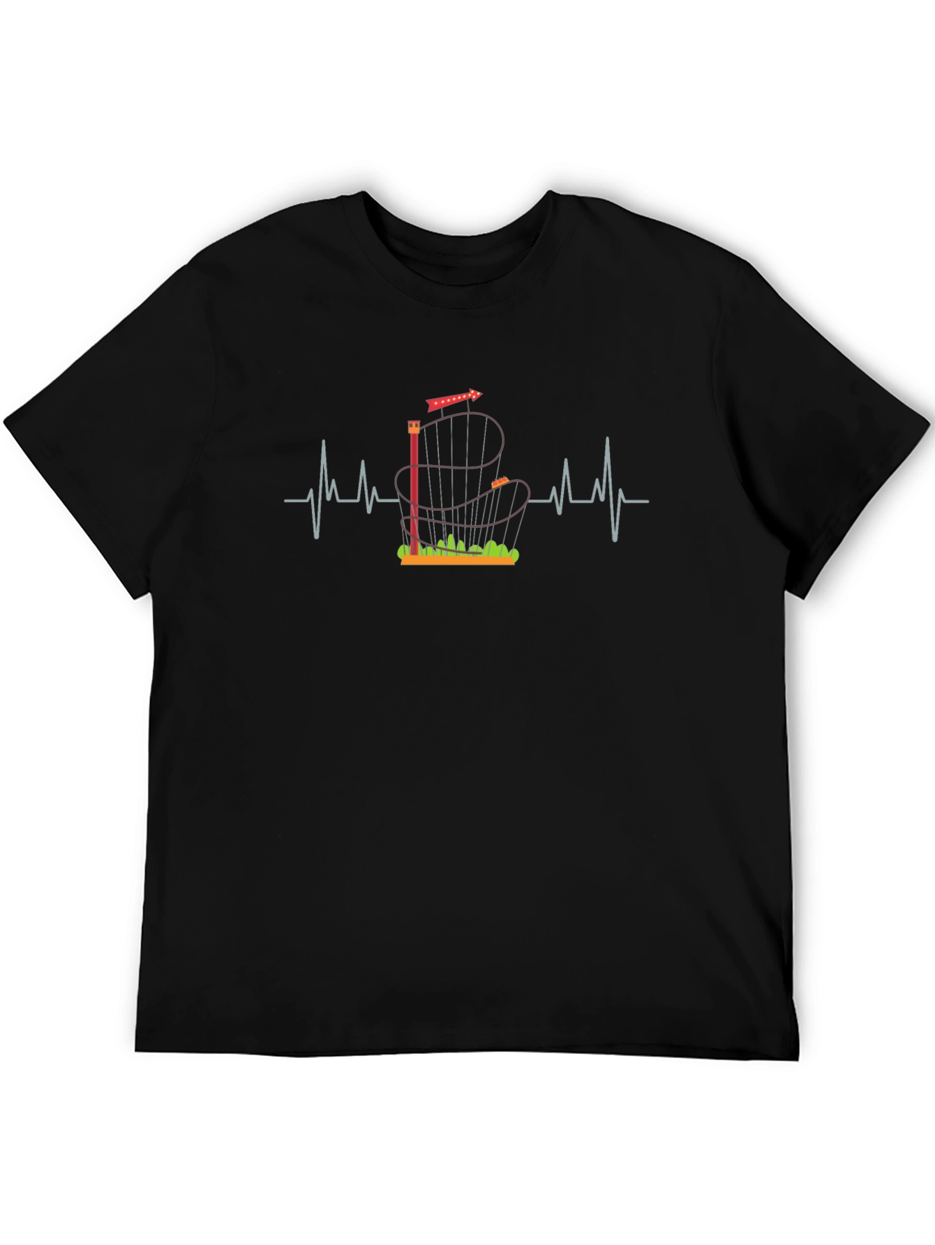 Roller Coaster Heartbeat T-Shirt