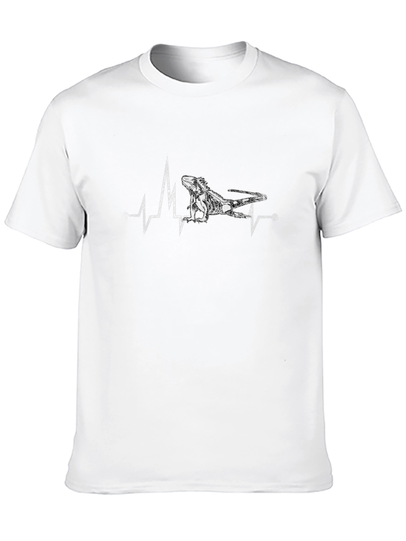 Iguana Heartbeat T-Shirt - Cool Reptile Tee