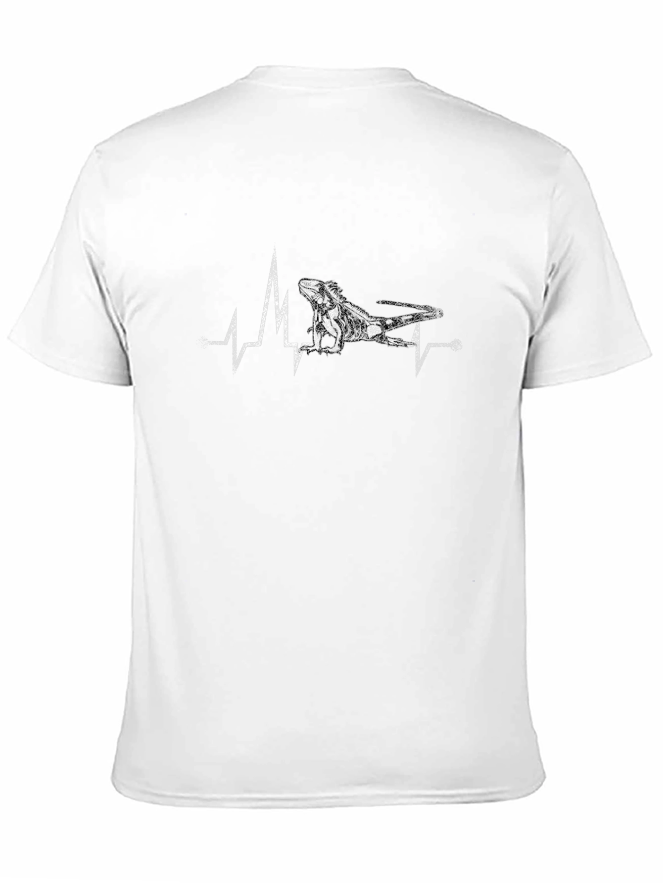 Iguana Heartbeat T-Shirt - Cool Reptile Tee