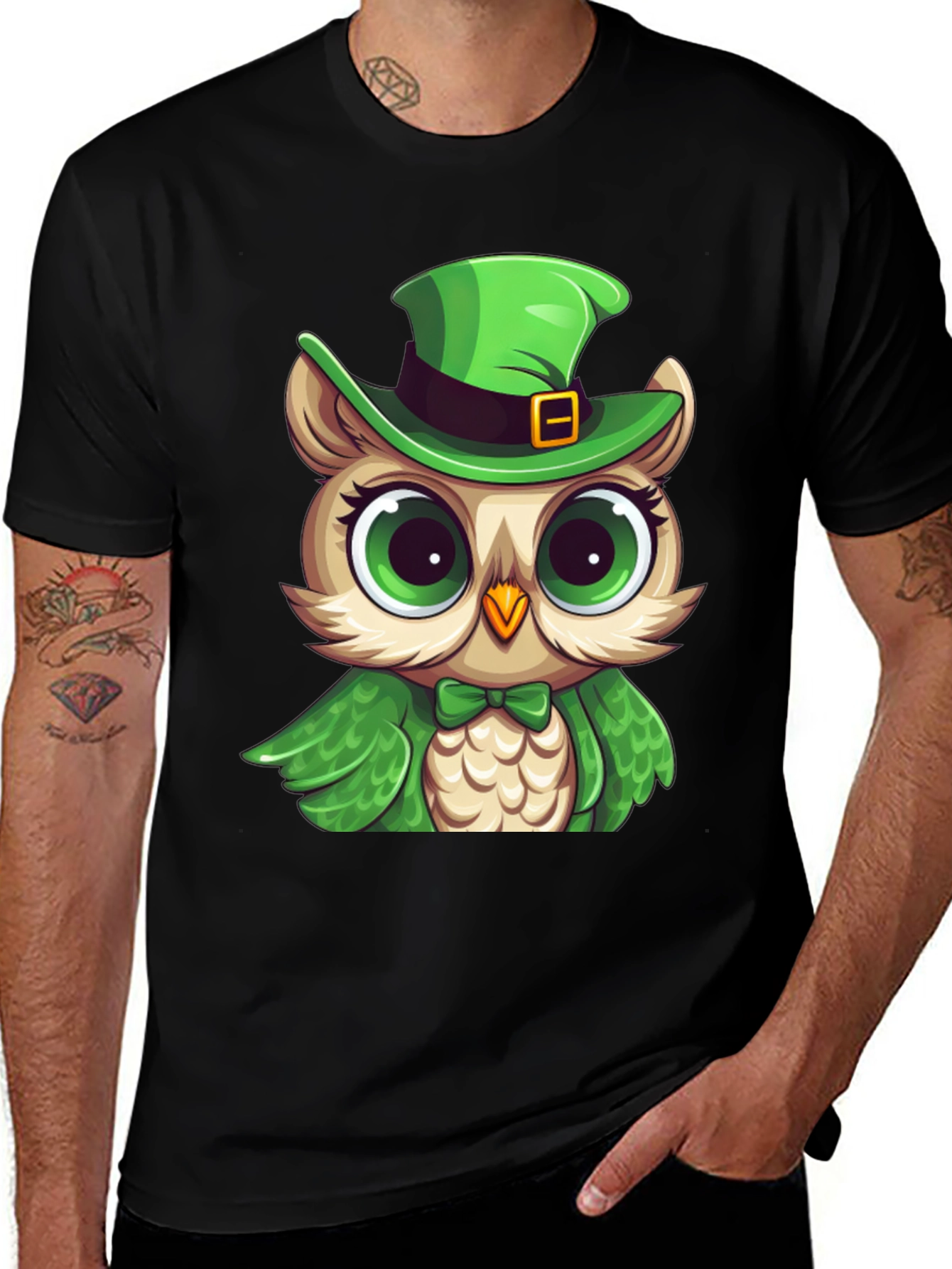 St. Patricks Day Owl T-Shirt