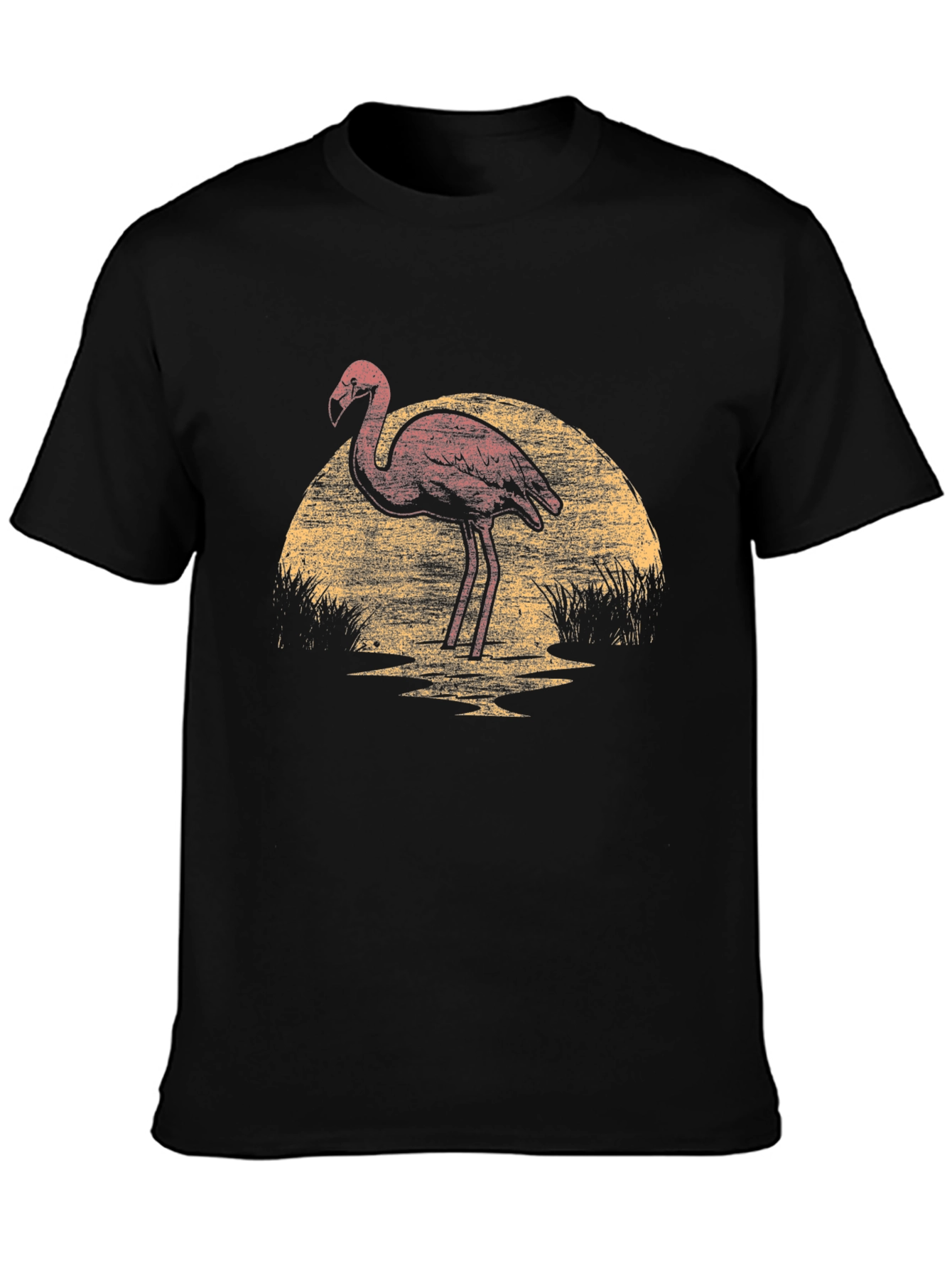 Flamingo Sunset Graphic Tee