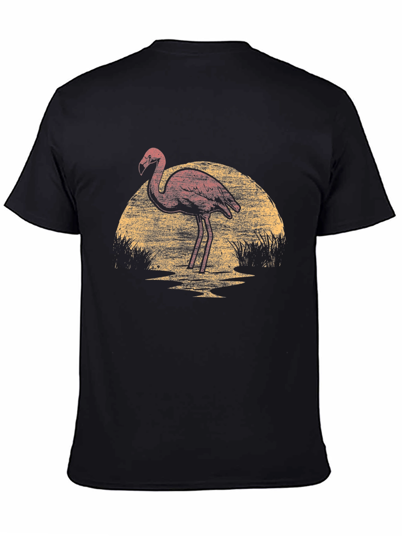 Flamingo Sunset Graphic Tee