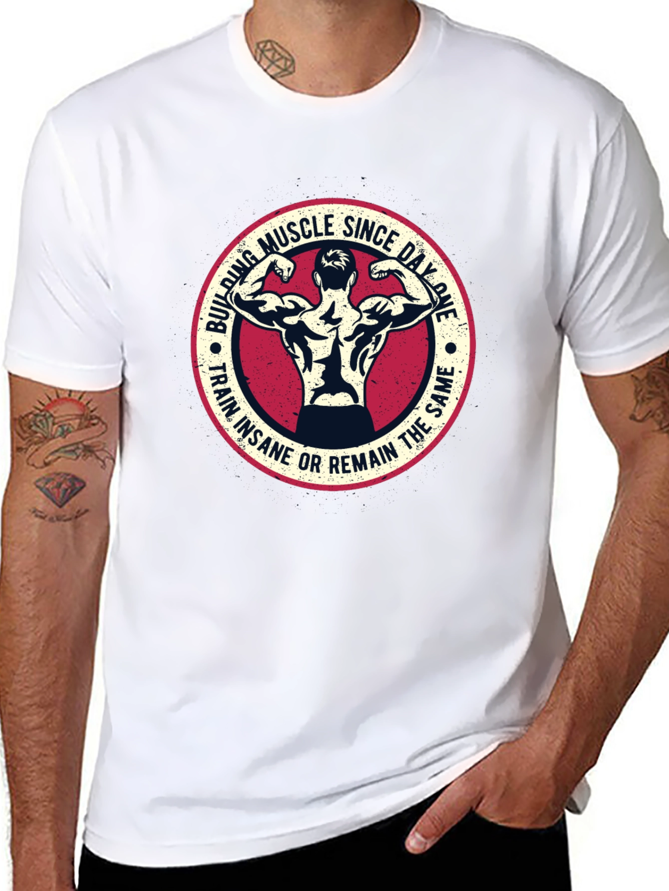 Muscle Building T-Shirt: Train Insane