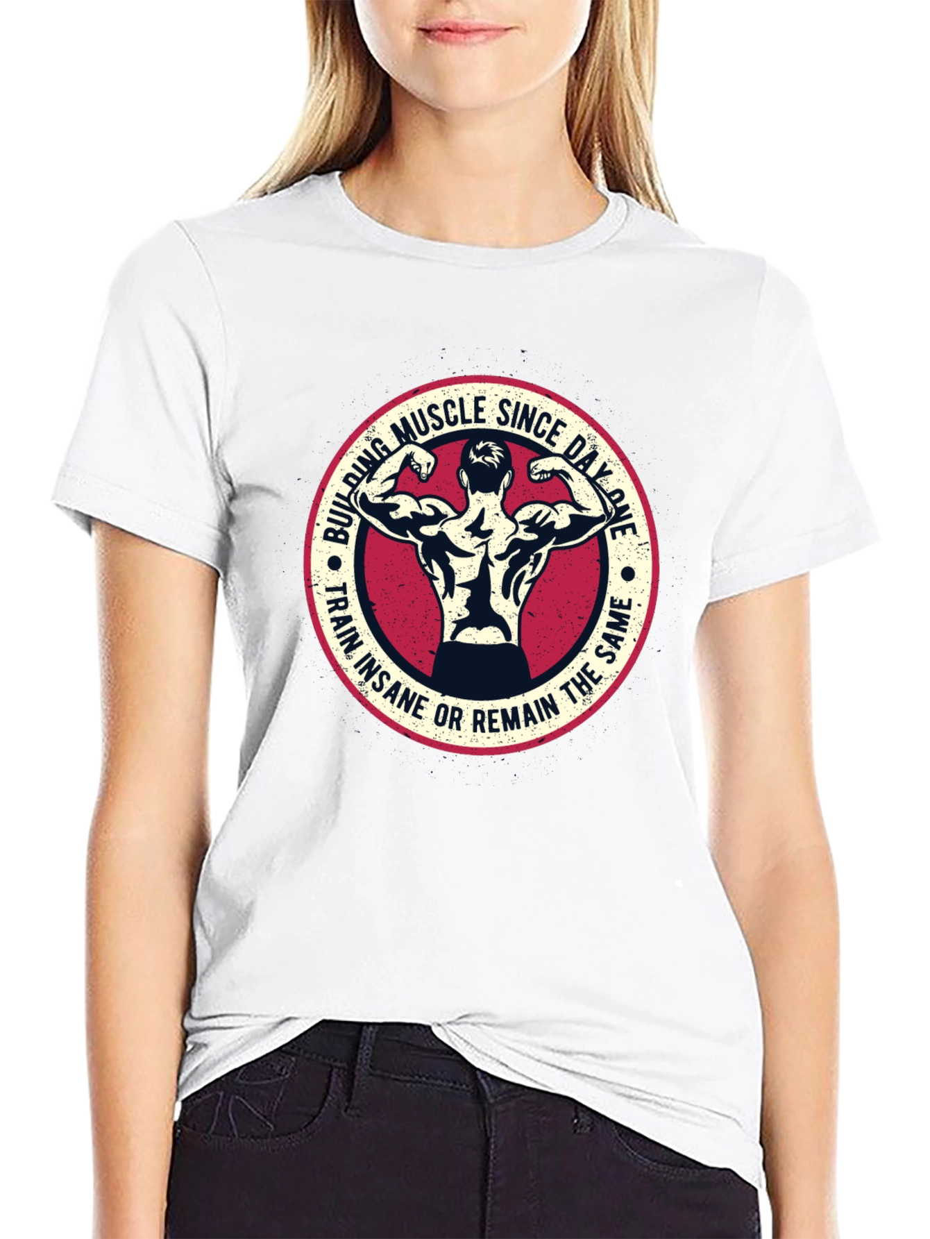 Muscle Building T-Shirt: Train Insane