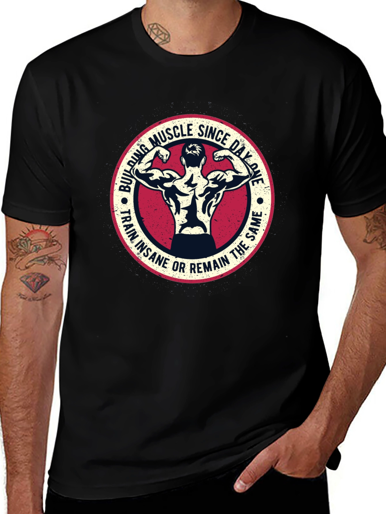 Muscle Building T-Shirt: Train Insane