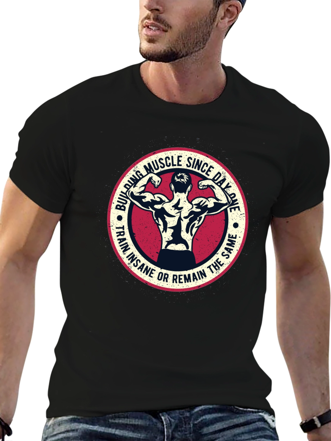 Muscle Building T-Shirt: Train Insane