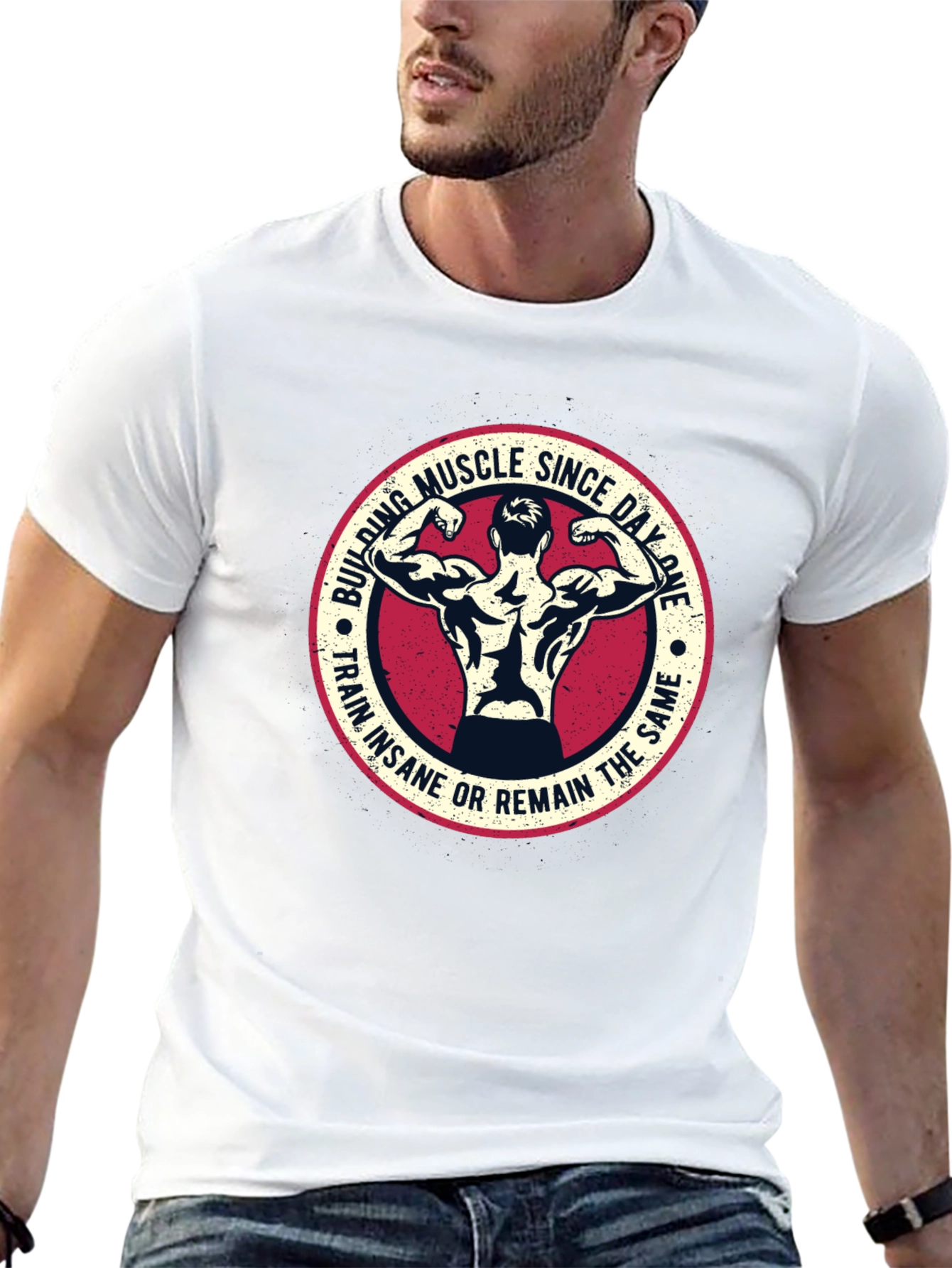 Muscle Building T-Shirt: Train Insane