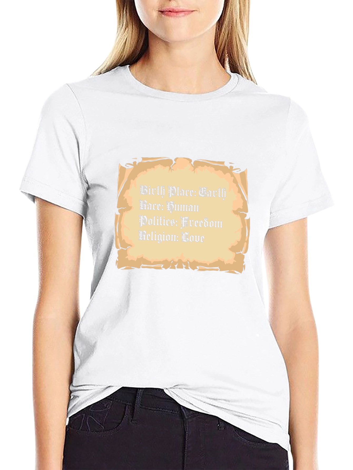 Earth Human Freedom Love T-Shirt
