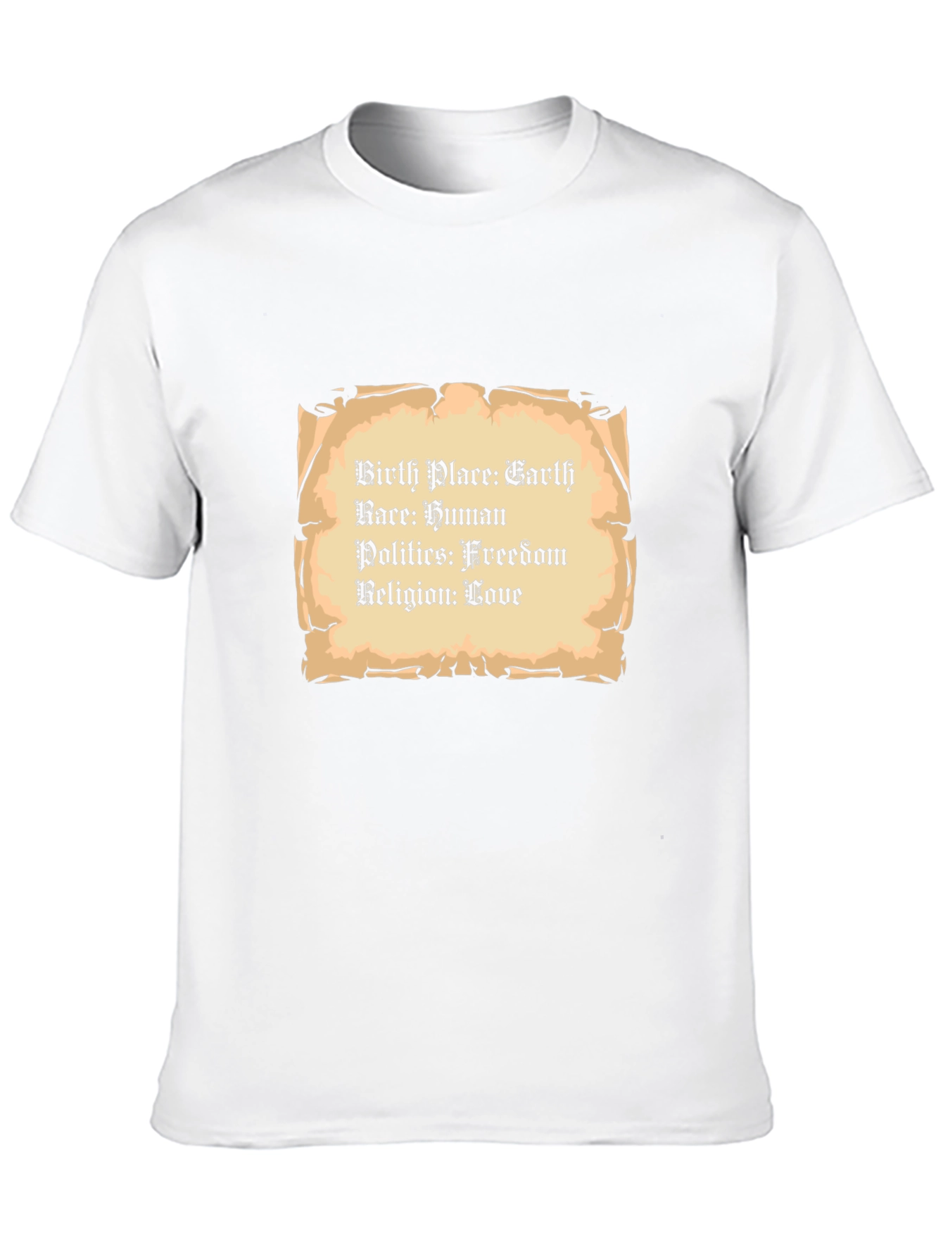 Earth Human Freedom Love T-Shirt