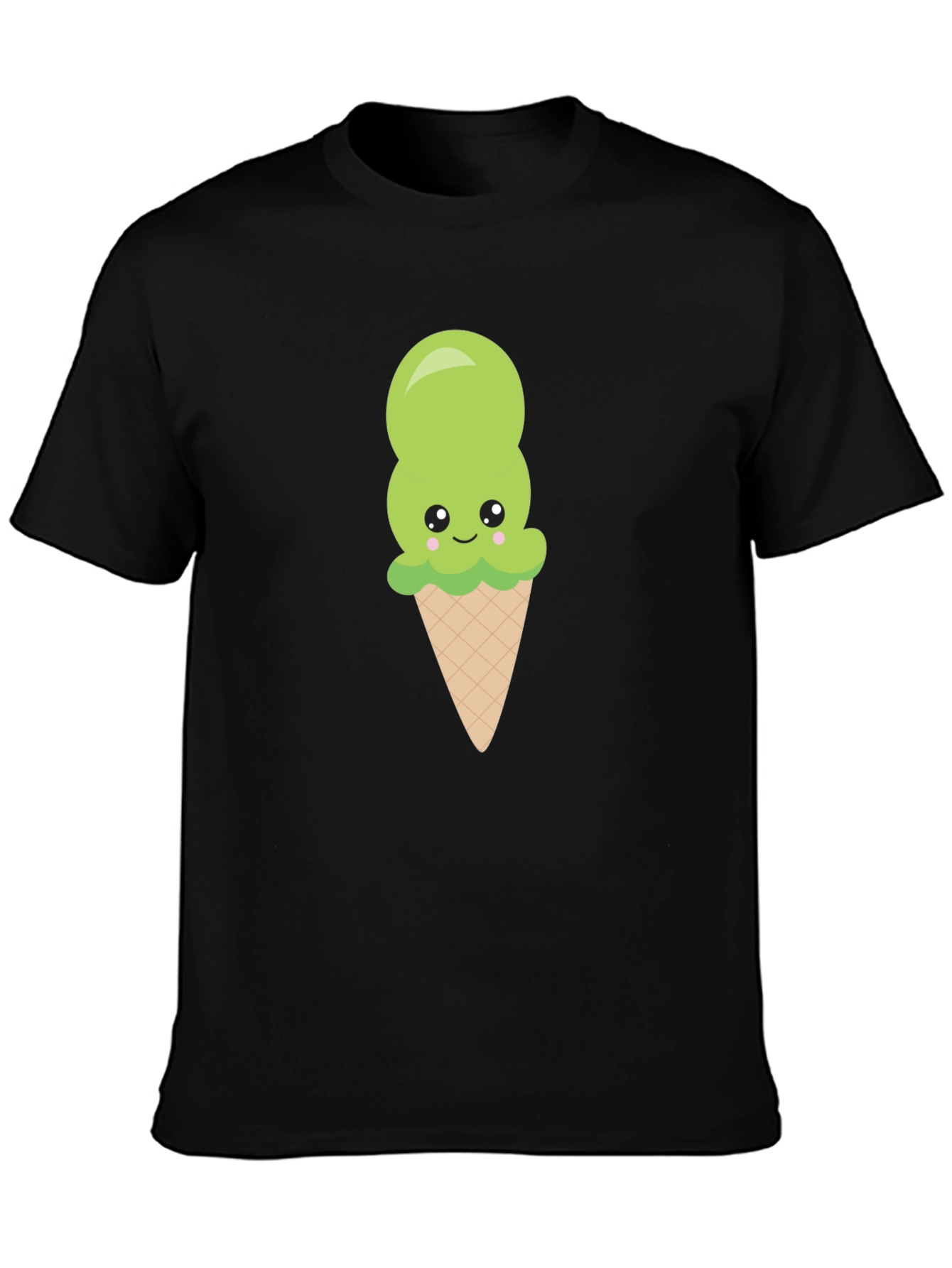 Kawaii Matcha Ice Cream T-Shirt - Cute Graphic Tee