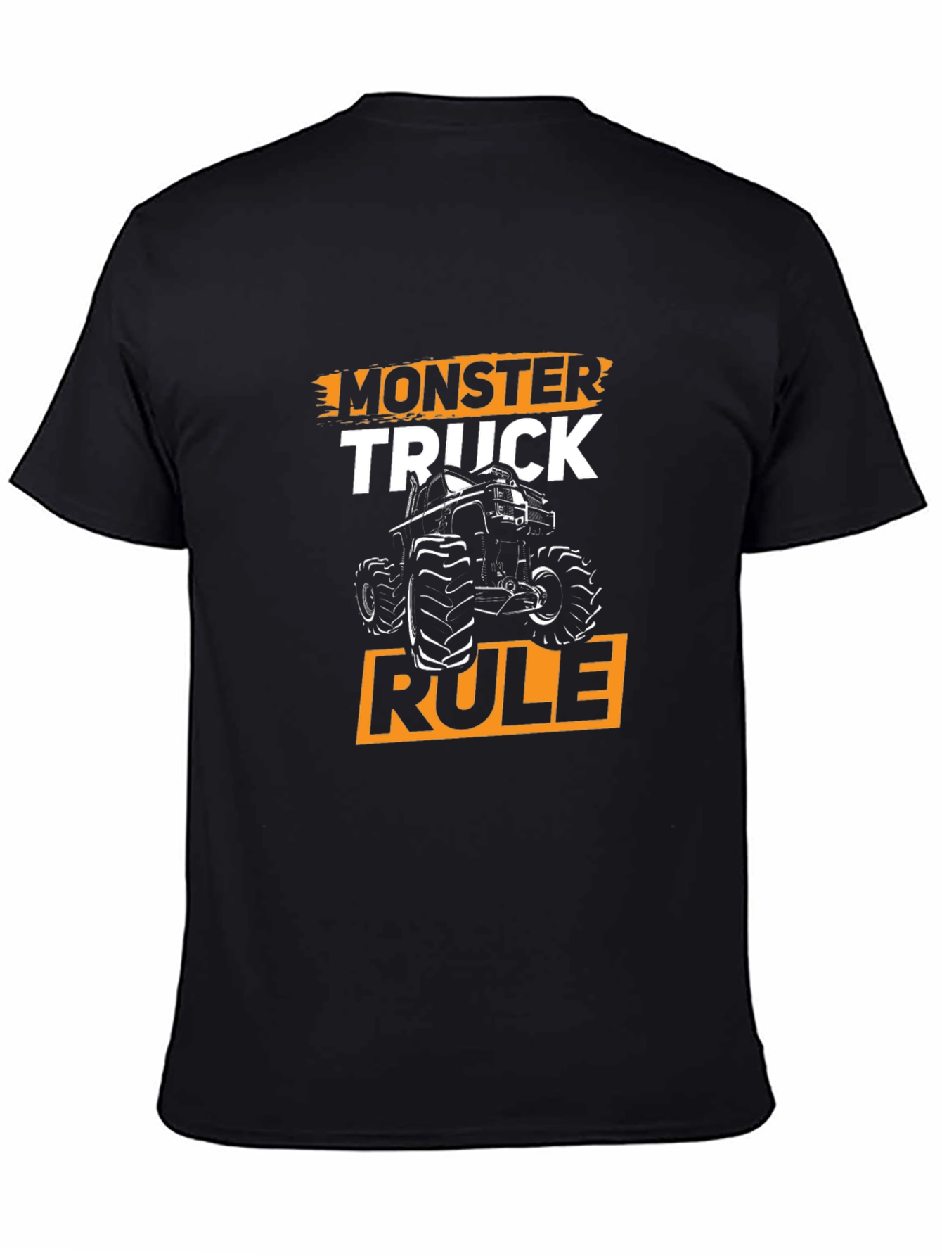 Monster Truck Rule Graphic T-Shirt Black