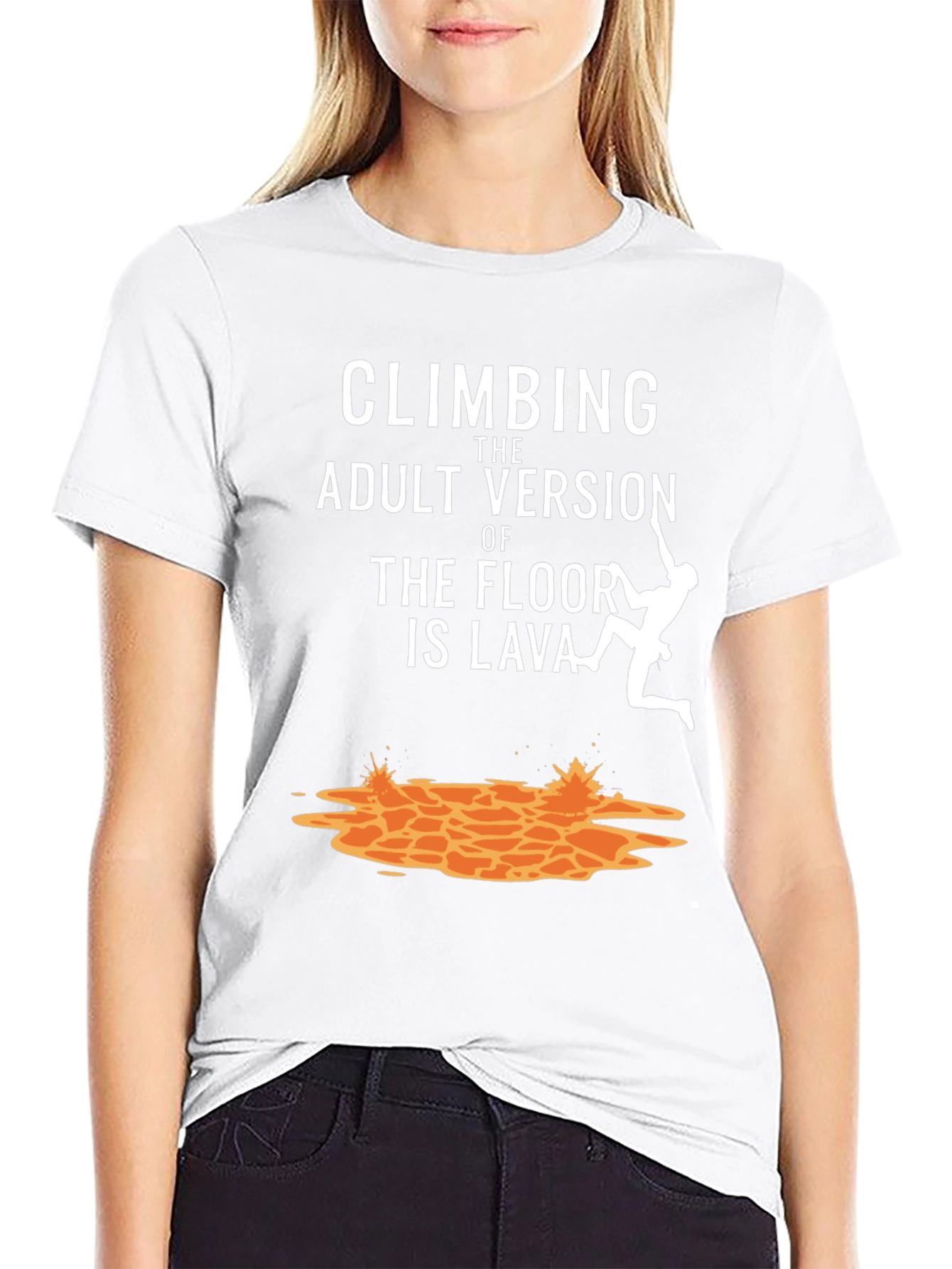 Climbing Adult Version Lava T-Shirt