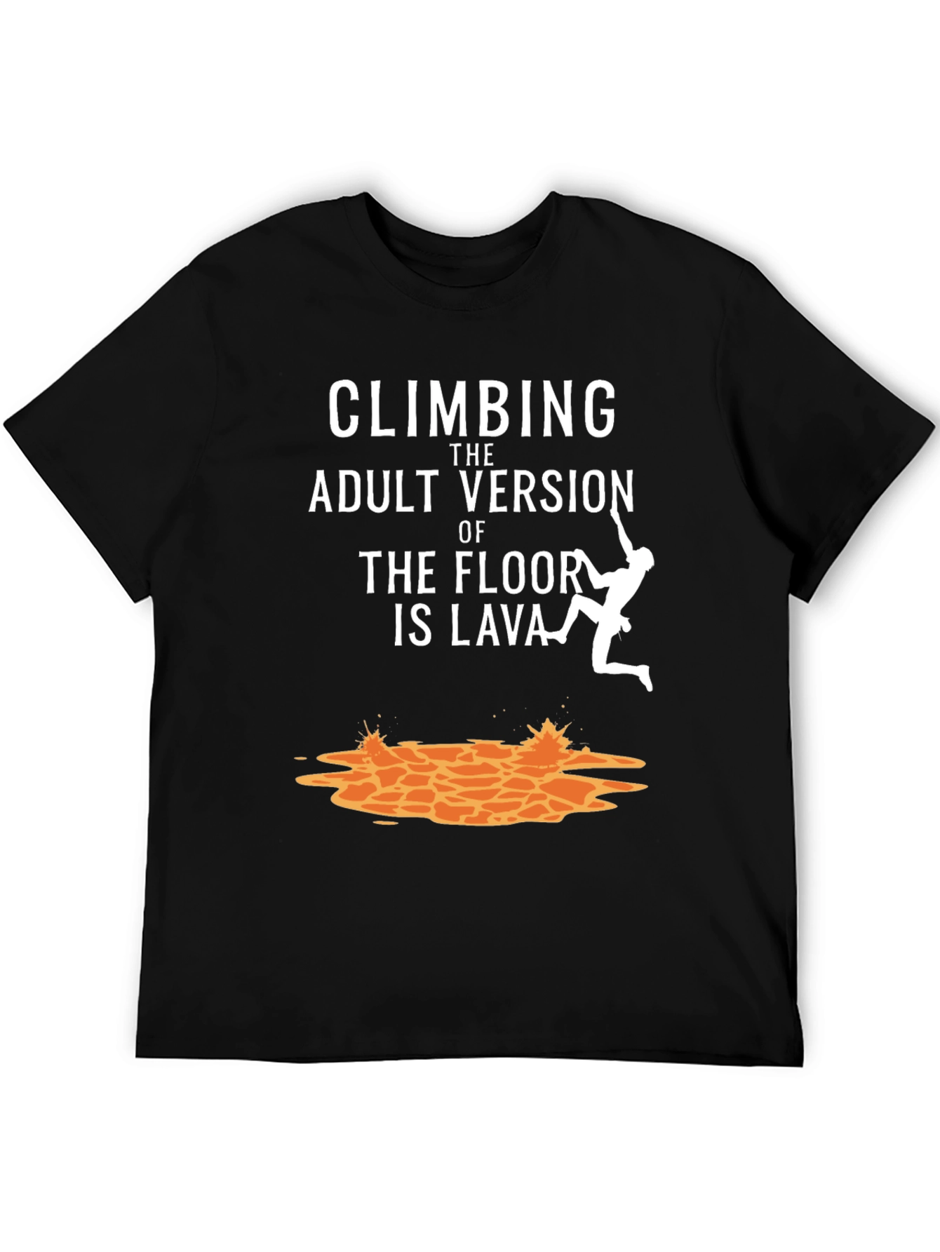 Climbing Adult Version Lava T-Shirt