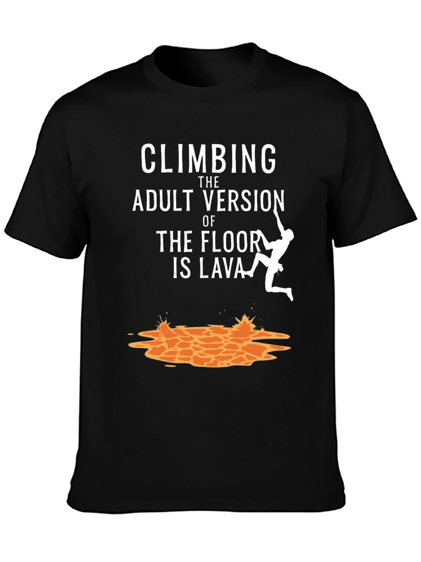 Climbing Adult Version Lava T-Shirt