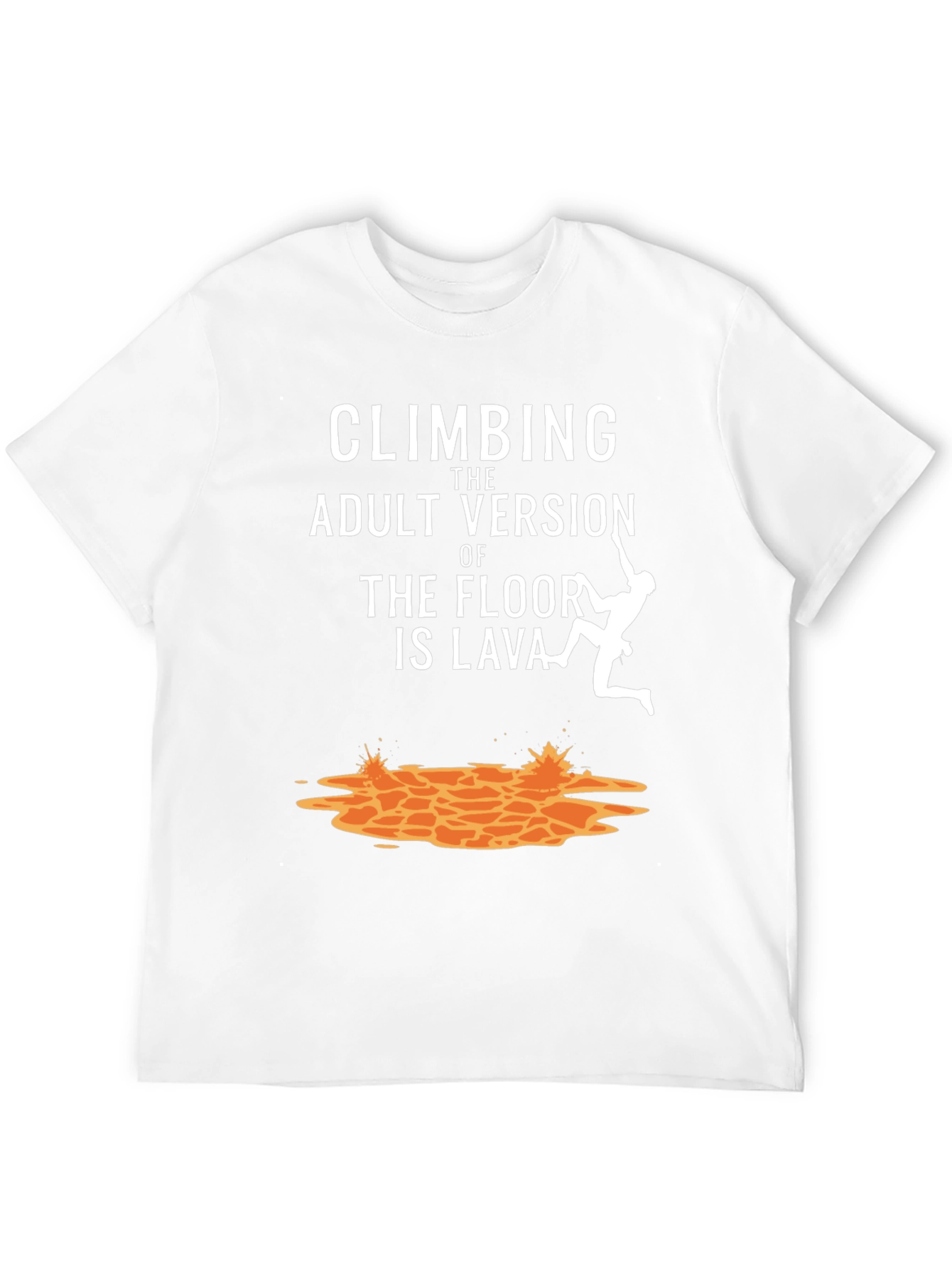 Climbing Adult Version Lava T-Shirt