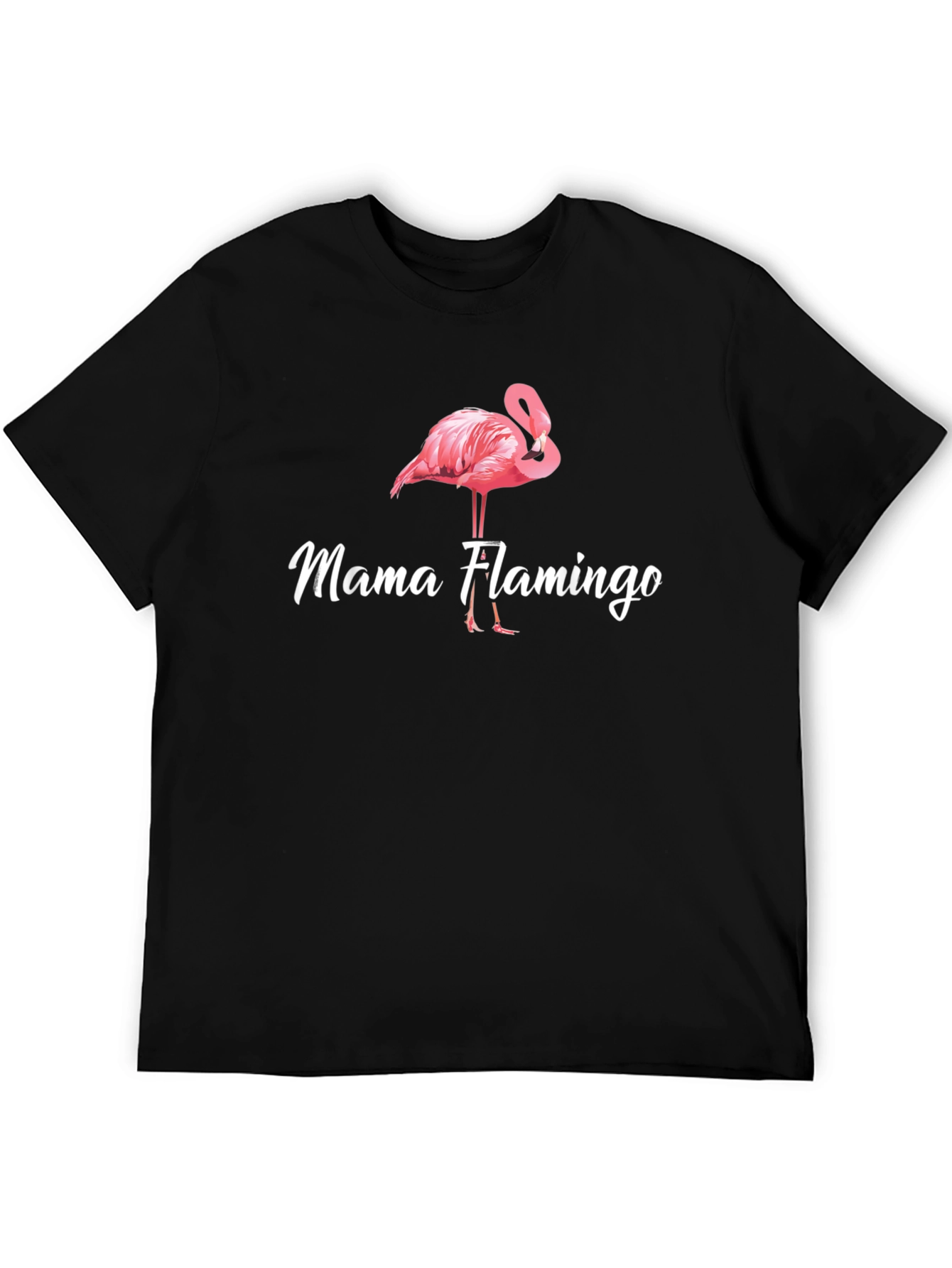 Mama Flamingo Graphic T-Shirt - Cute Bird Tee