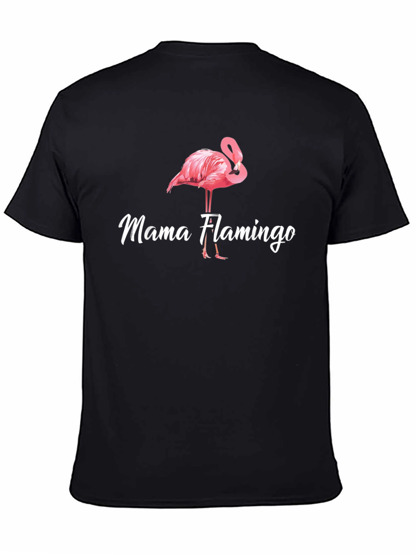 Mama Flamingo Graphic T-Shirt - Cute Bird Tee