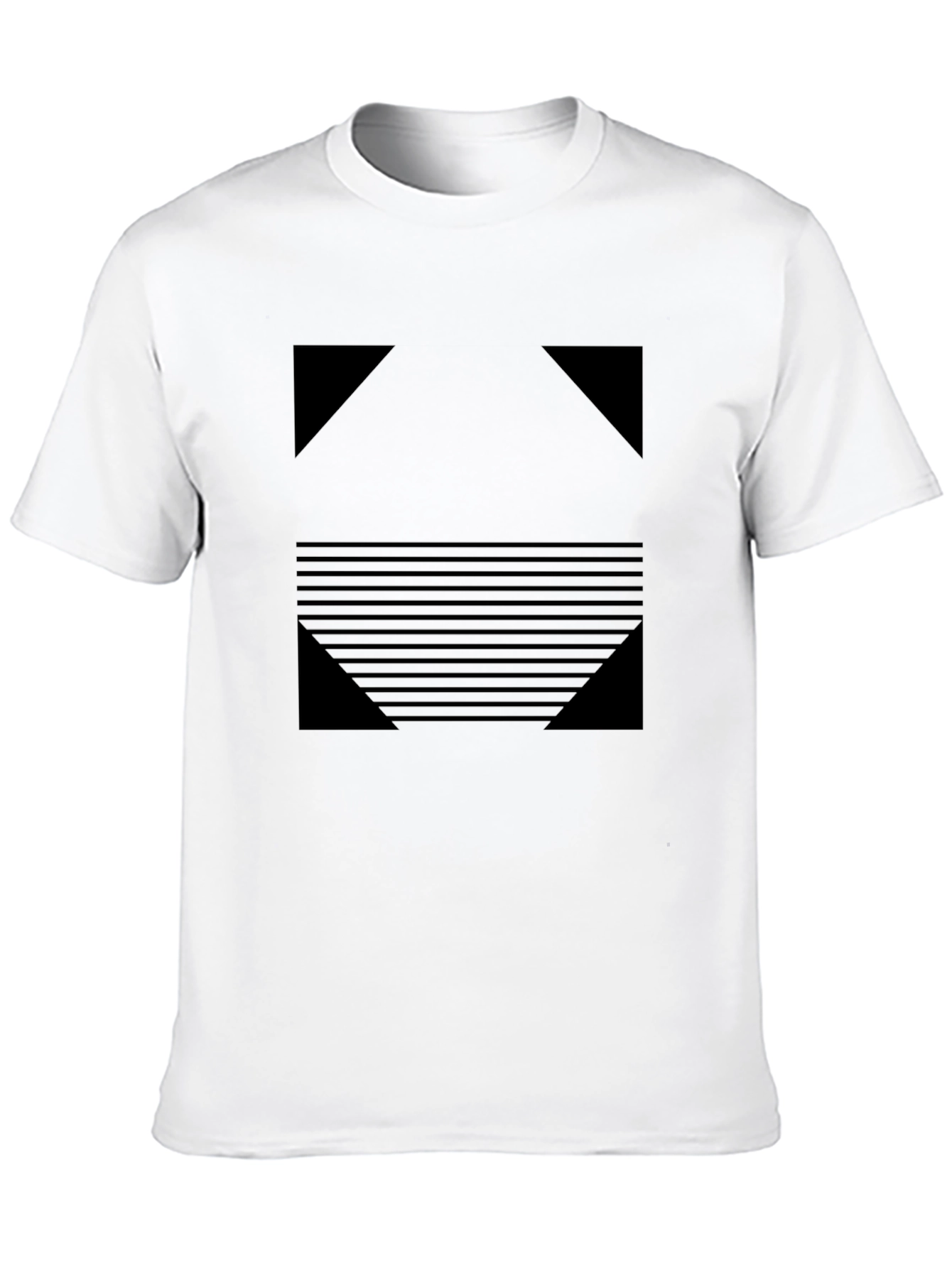 Geometric Black T-Shirt